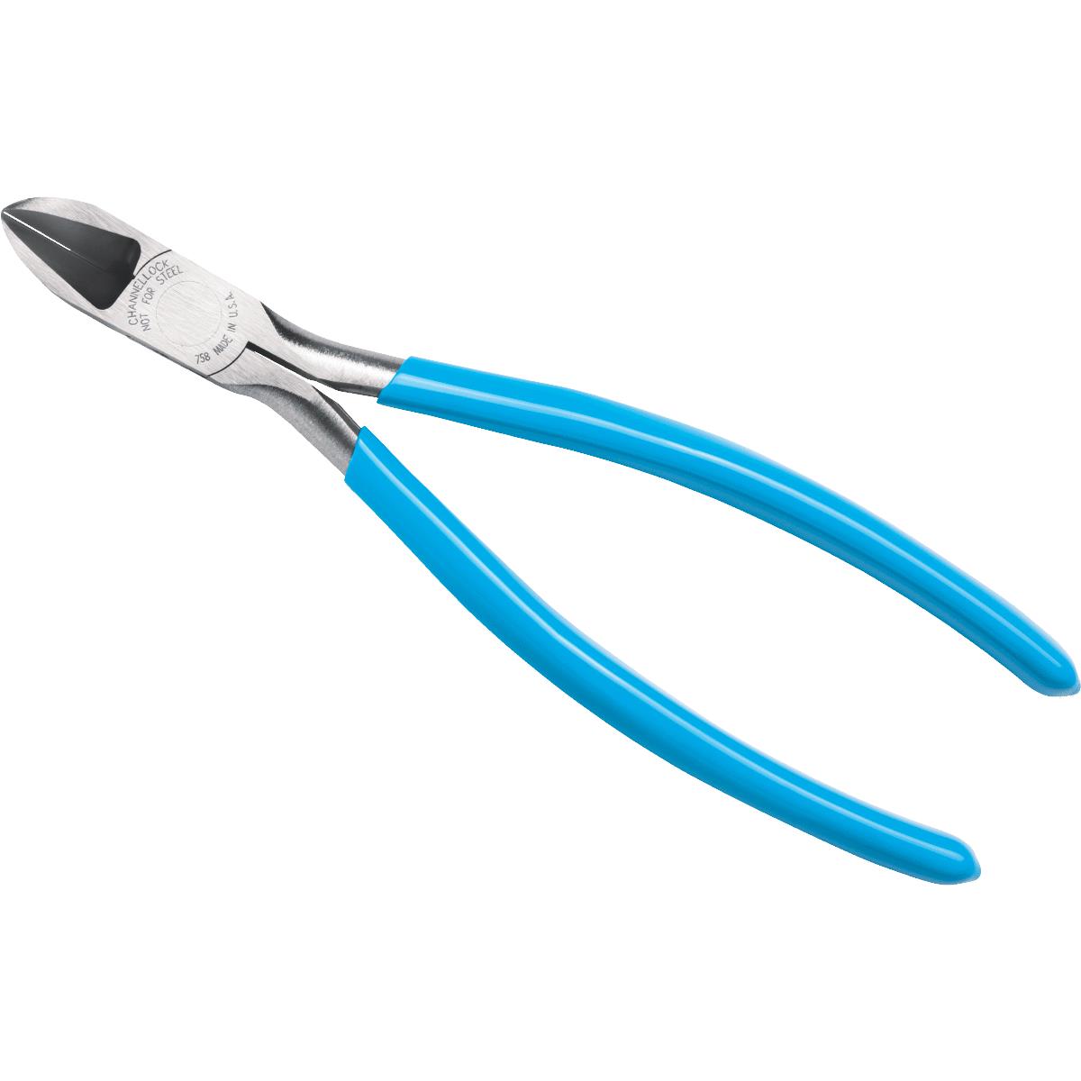 Channellock 71/2 In. Flush Cutter Diagonal Cutting Pliers 758 1 Each