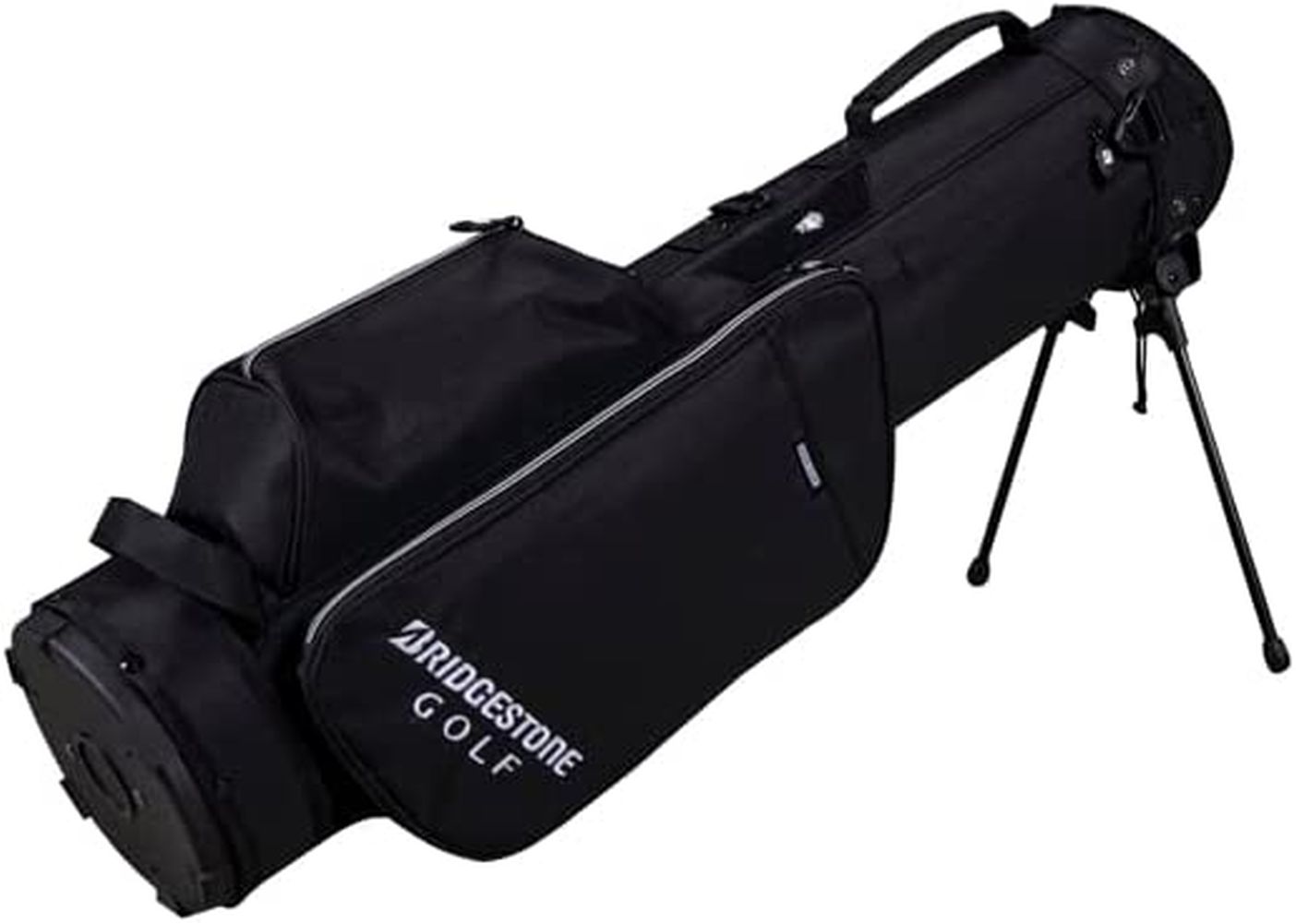 Bridgestone Sunday Bag (3-way top, Black) 2023 Carry Golf Bag NEW - Picture 3 of 4