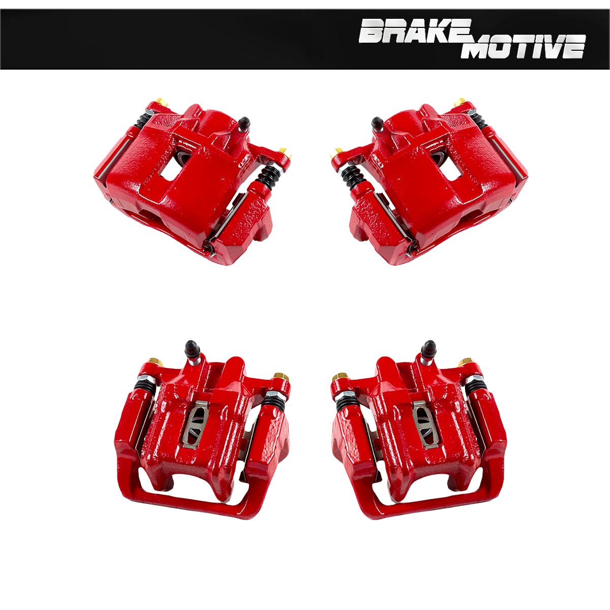For ACURA CL TL V6 3.2L Front and Rear Red Powder Coated Brake Calipers