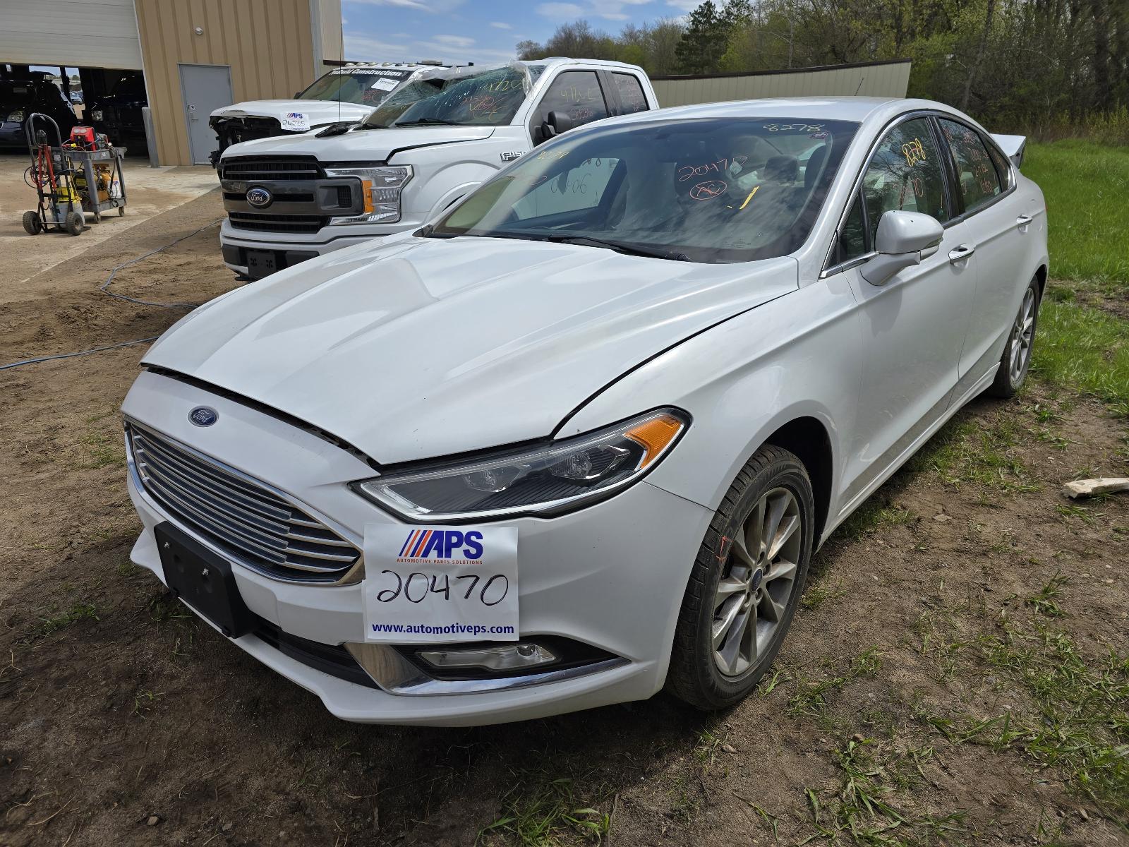 2017 FORD FUSION Passenger Side Headlight Assembly 71K - Bild 10 von 11