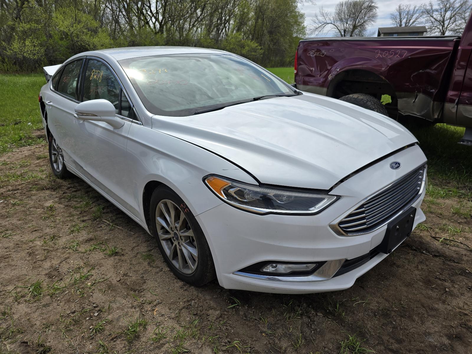 2017 FORD FUSION Passenger Side Headlight Assembly 71K - Bild 6 von 11