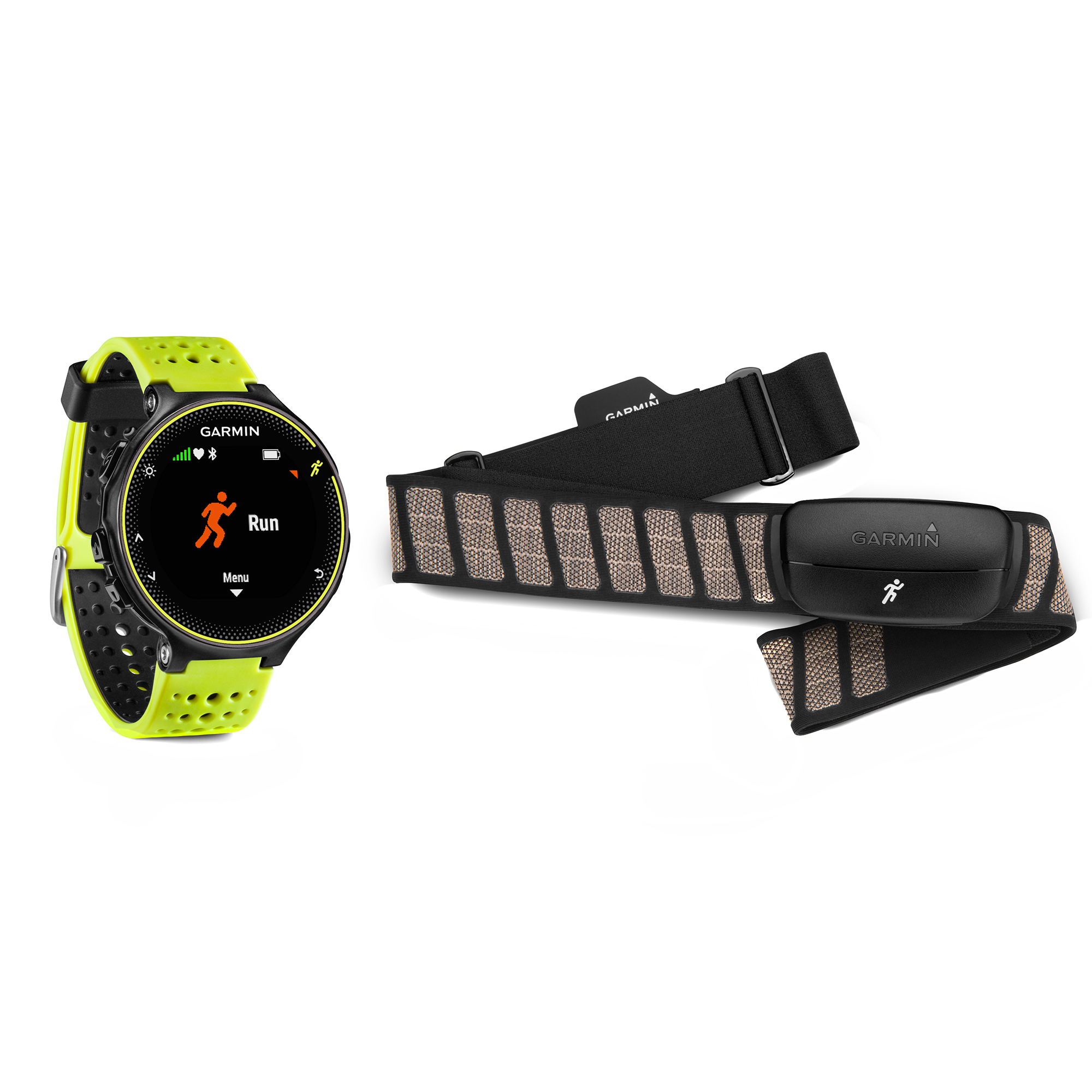 Garmin Forerunner 230 GPS Running Watch & Activity Tracker Force Yellow Bundle