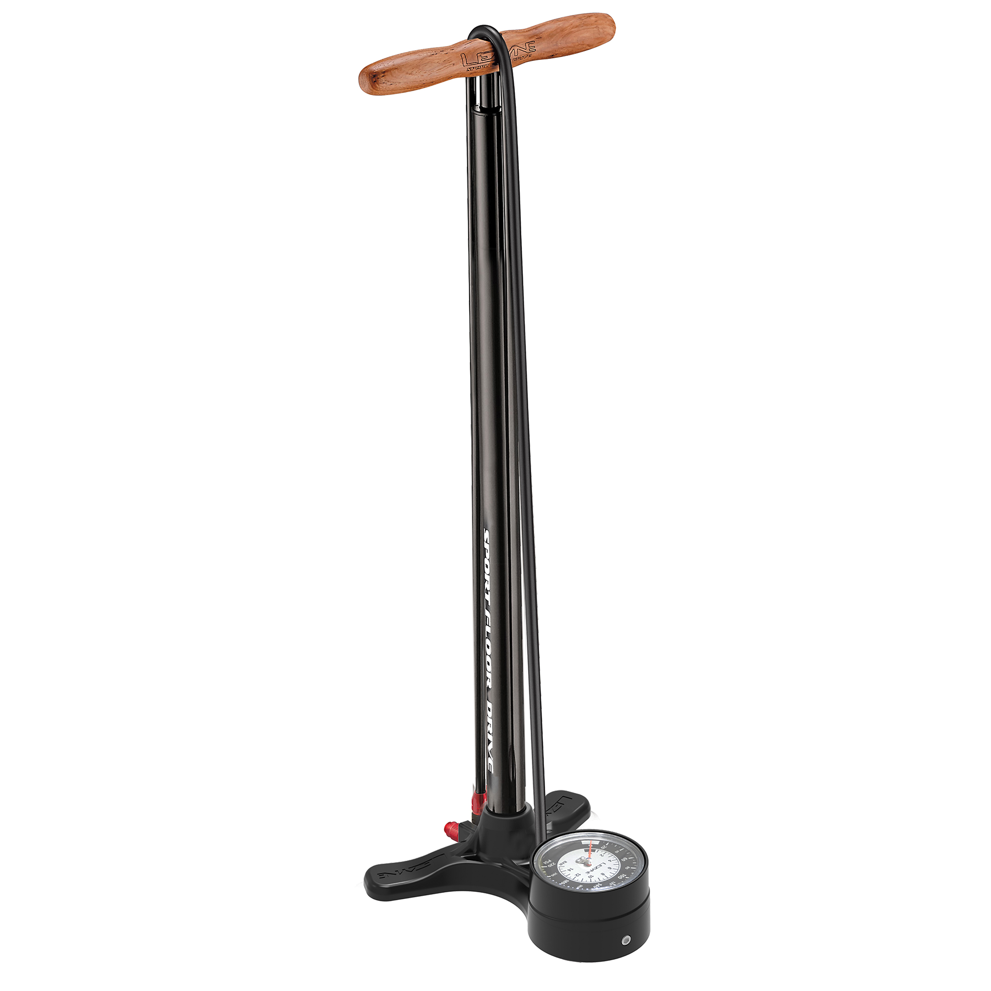 Lezyne Sport Floor Drive Floor Pump with 3.5 Gauge ABS Pro Head Black