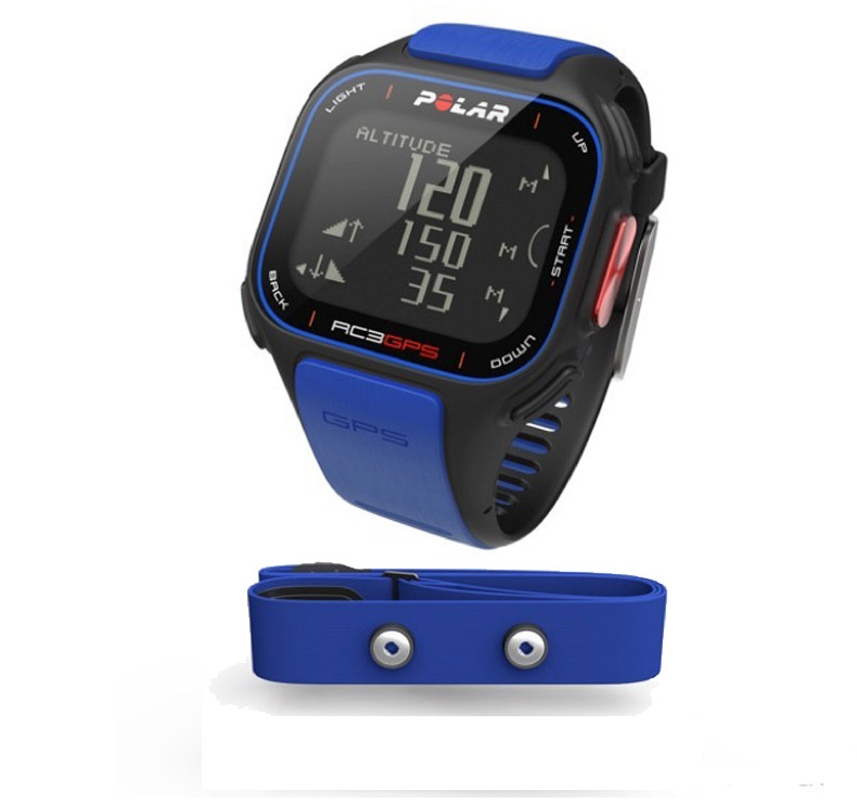 Polar RC3 GPS Fitness Watch and Activity Tracker with Heart Rate Monitor Blue