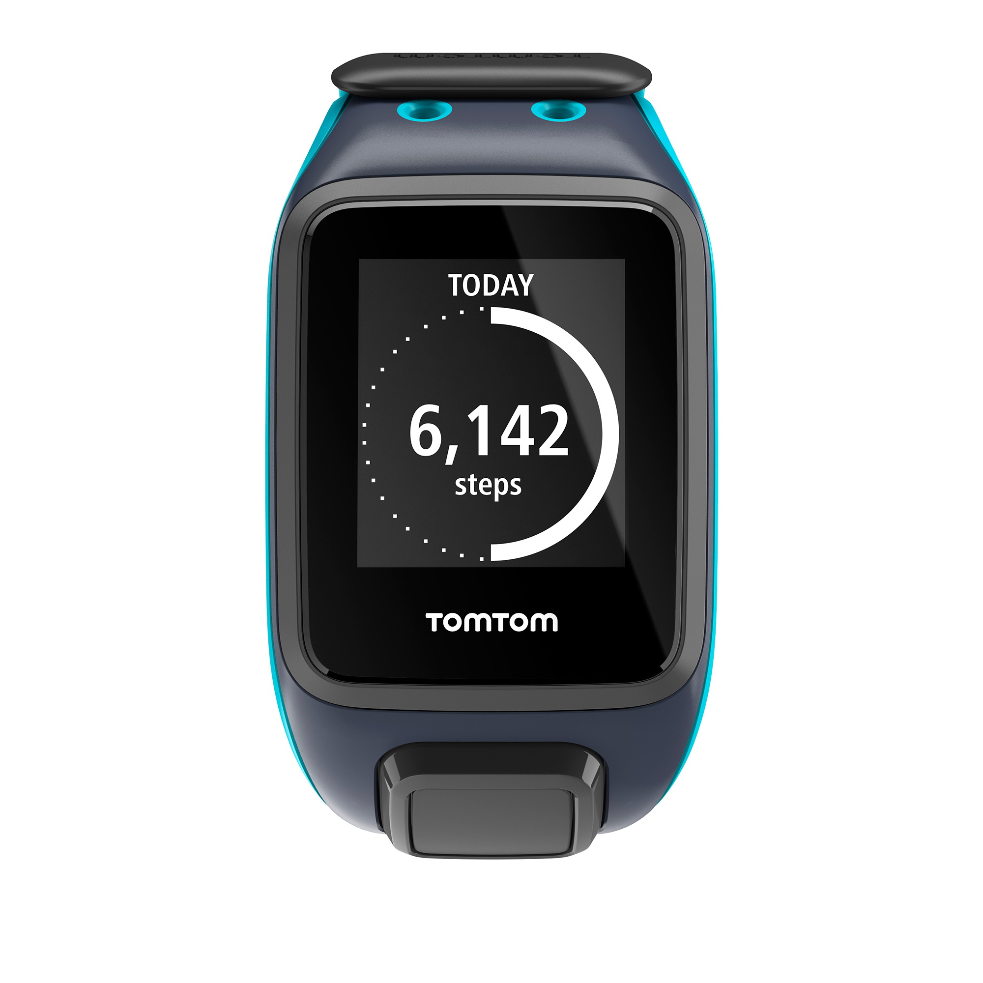 TomTom Spark GPS Fitness Watch & Activity Tracker Sky Captain Scuba Blue Large
