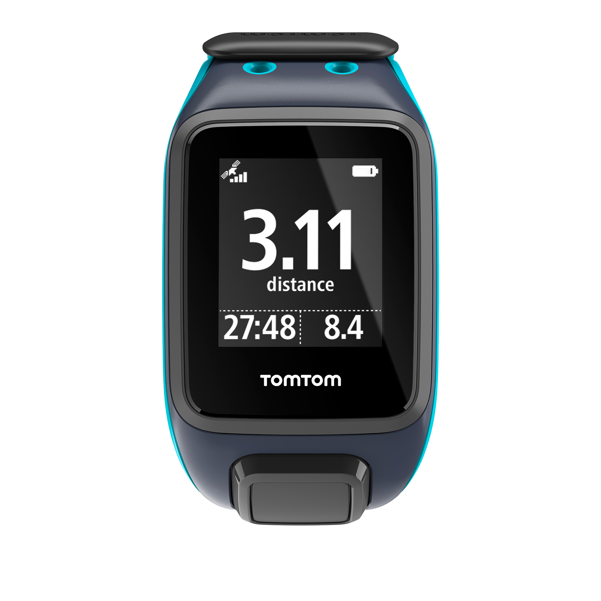 TomTom Spark Music Cardio Watch + Optical HRM & Activity Tracker Blue Large
