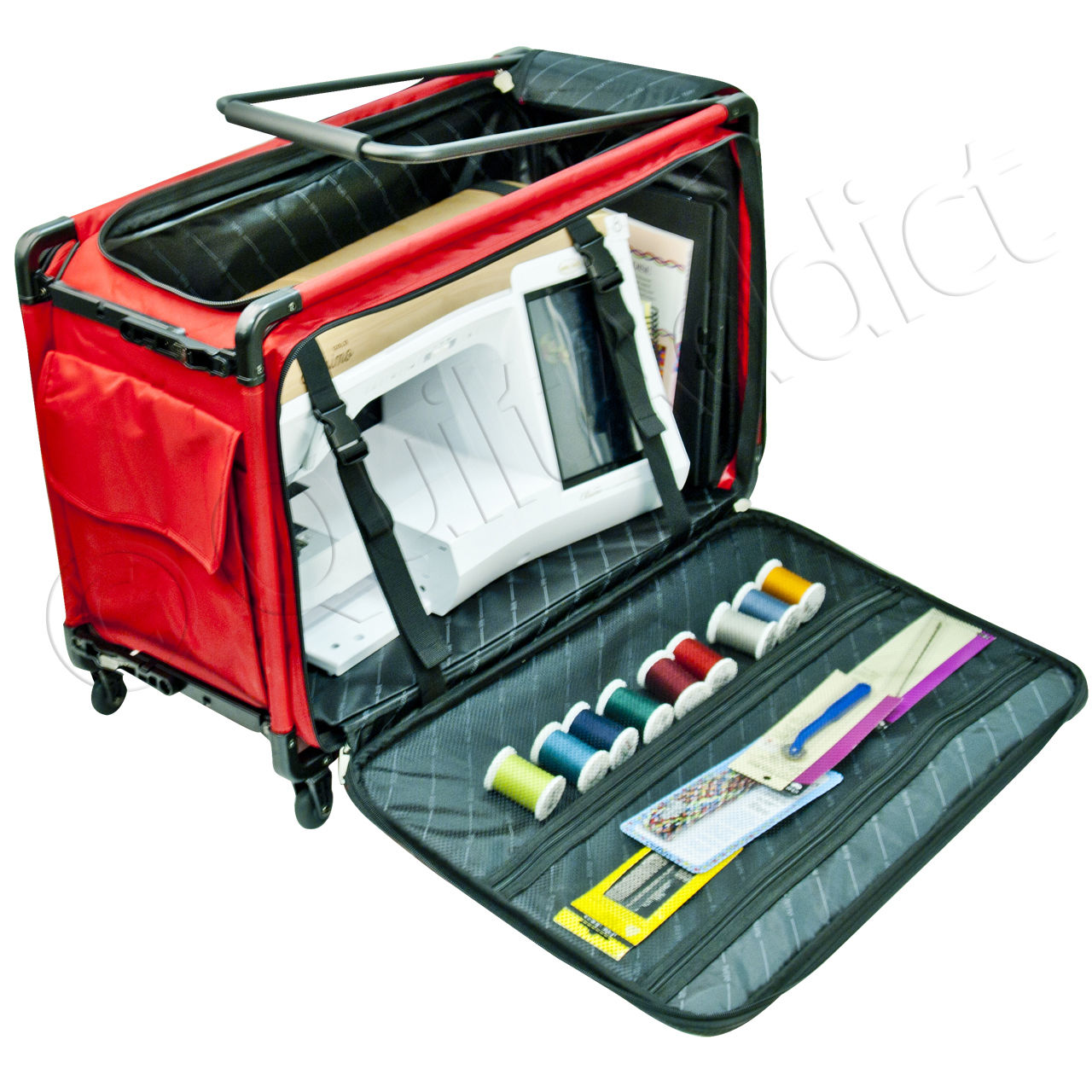 Tutto Tote on Wheels XL, 24" Choose from 4 Colors Sewing Machine Case Bag eBay