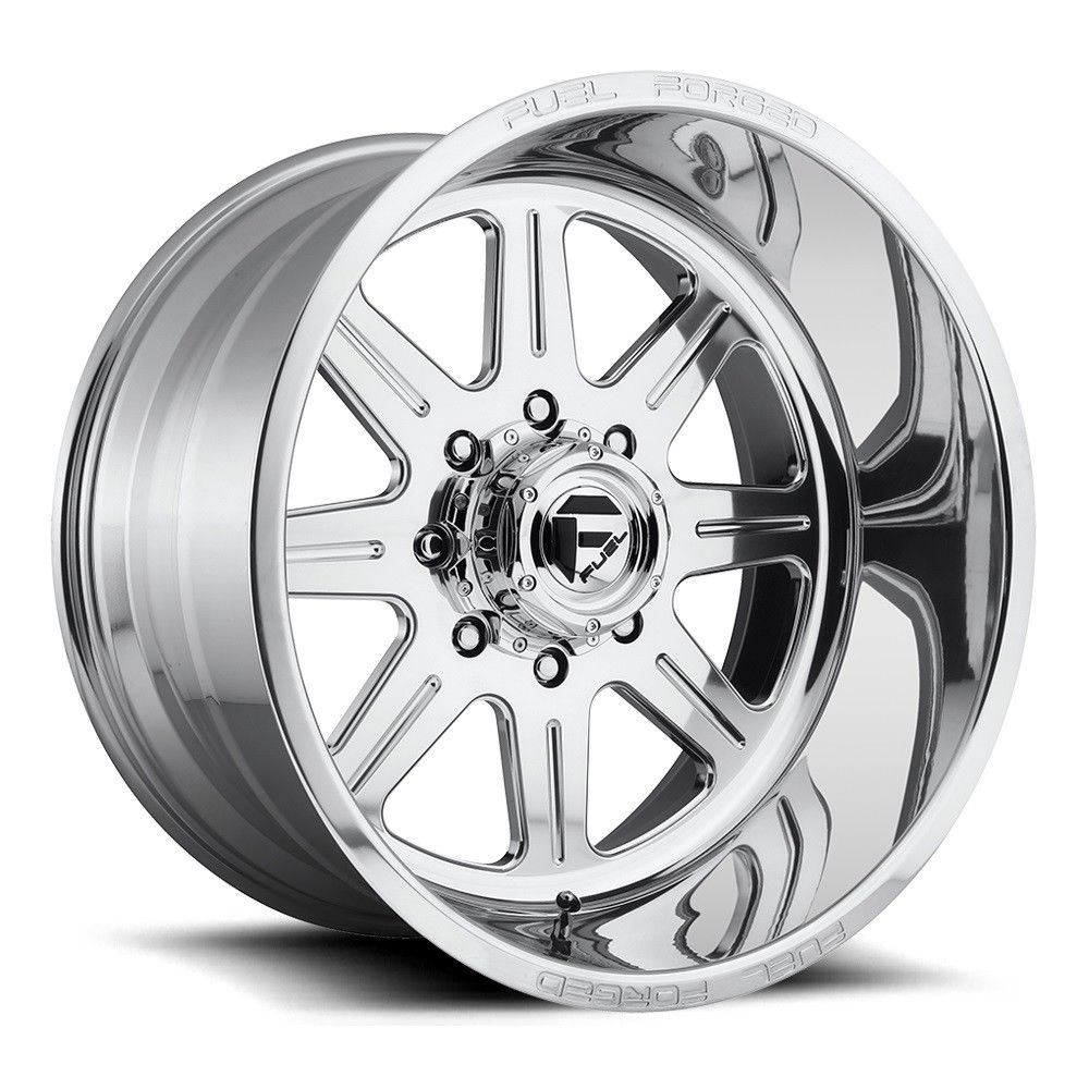 (4) 22x12 Fuel FF57 Wheels Polished 8x180 For 20112018 GM