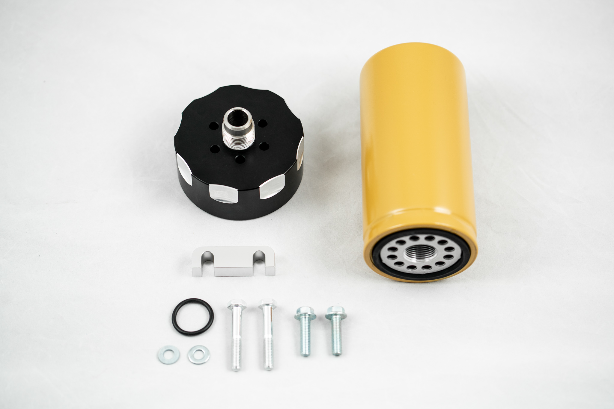 RDP CAT Fuel Filter Adapter For 01-16 GM 6.6L LB7 LLY LBZ LMM LML Duramax Diesel