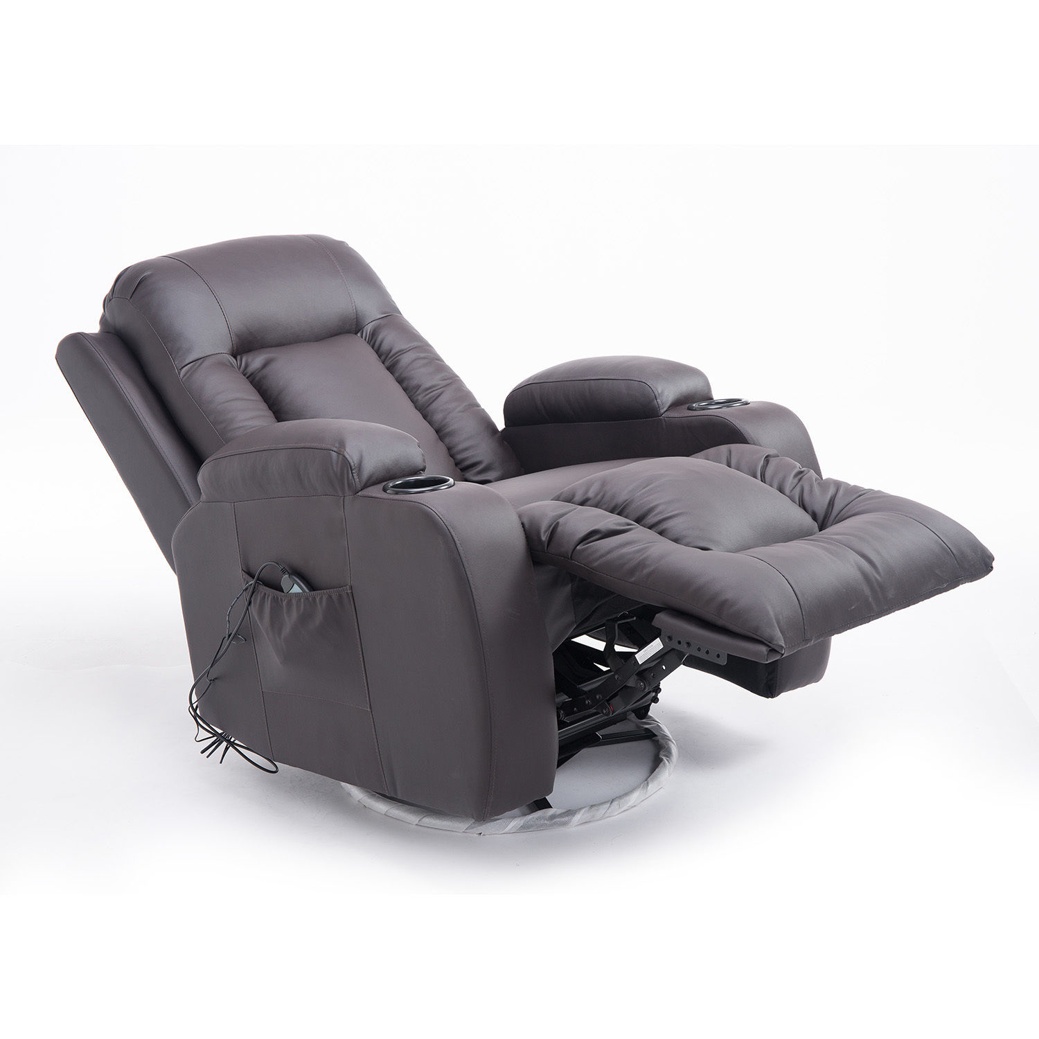 Overstuffed PU Leather Relaxing Therapeutic Massage Recliner W/ Targeted Relief eBay