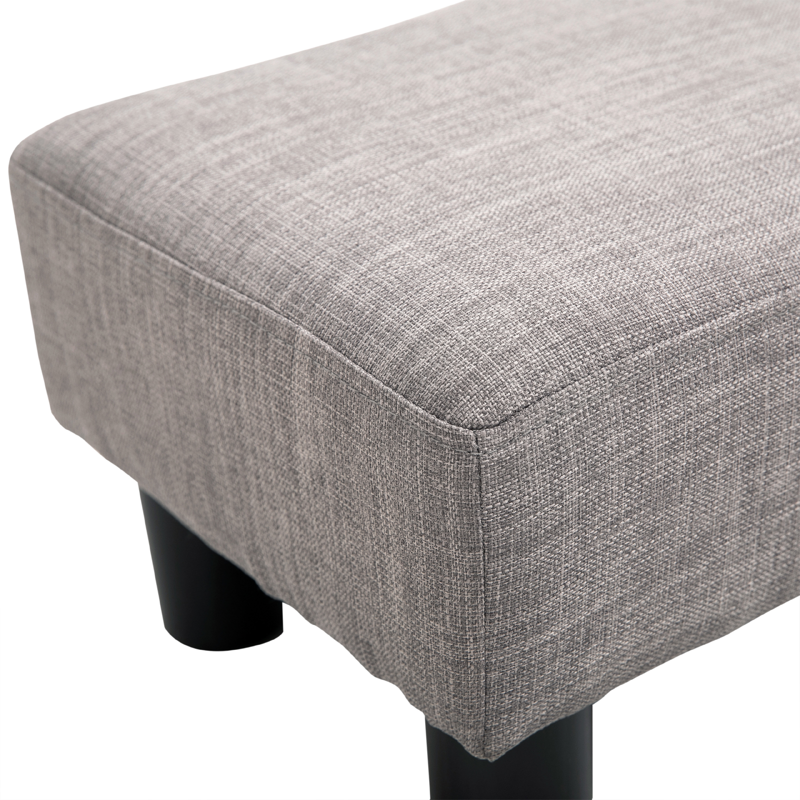 16” Cubed Modern Linen Fabric Pouf Footrest Ottoman Furniture eBay
