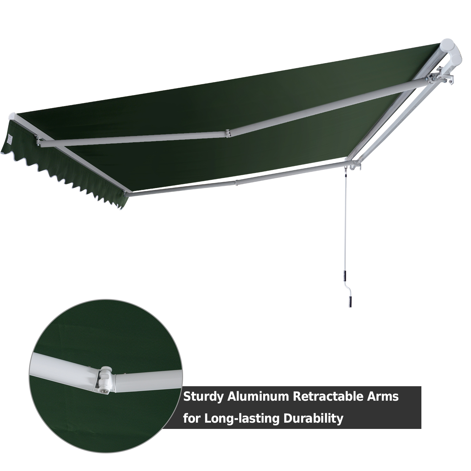 Patio Awning Canopy Retractable Deck Door Outdoor Sun Shade Shelter eBay