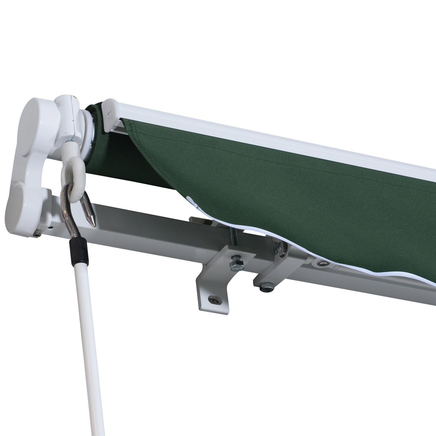 Outsunny 12' x 8.2' Retractable Patio Awning Sun Shade Outdoor Patio