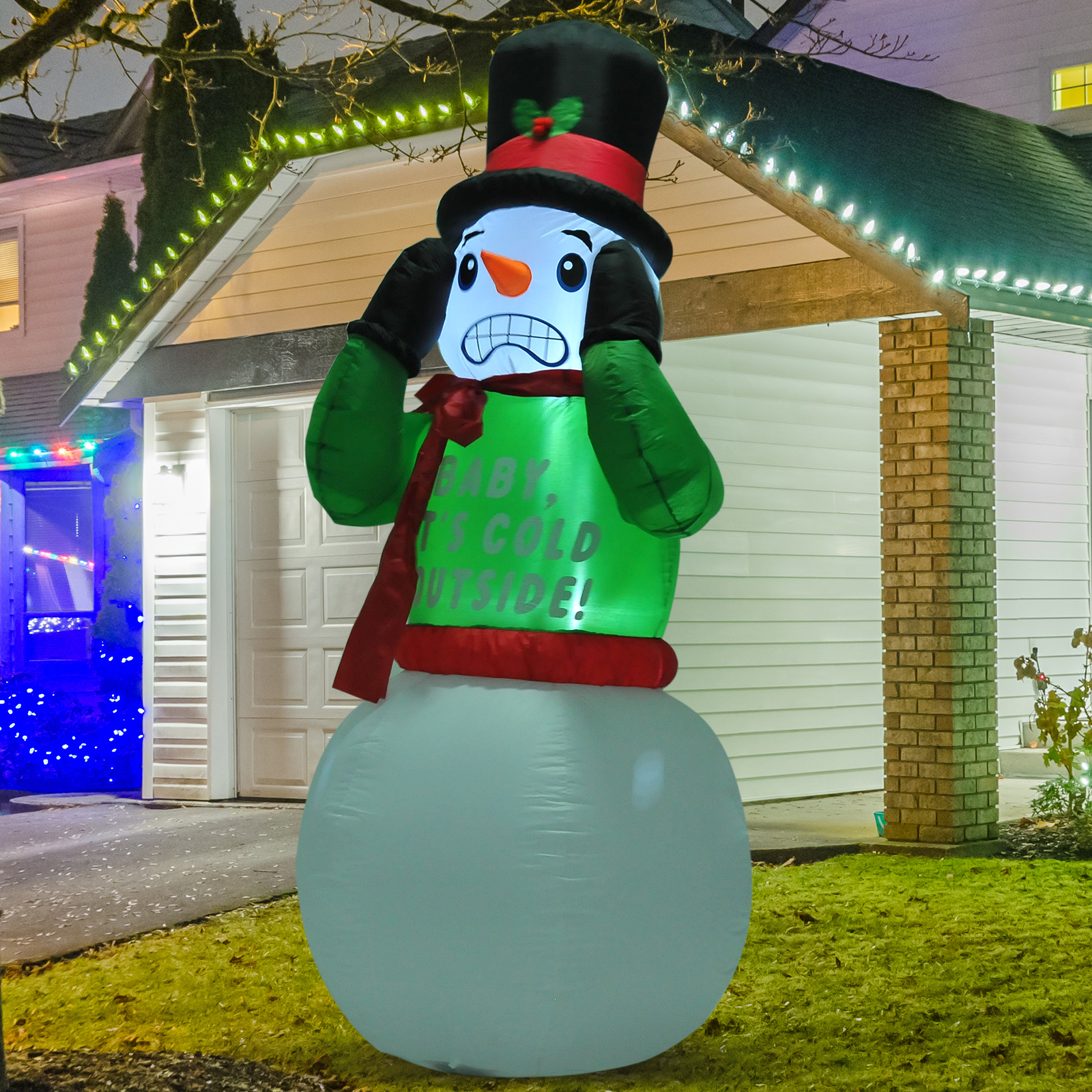 inflatable christmas yard decorations everything else gemmy 7ft christmas inflatable snowman airblown decorations outdoor yard holiday inflatable christmas yard decorations everything else gemmy 7ft christmas inflatable snowman airblown decorations outdoor yard holiday