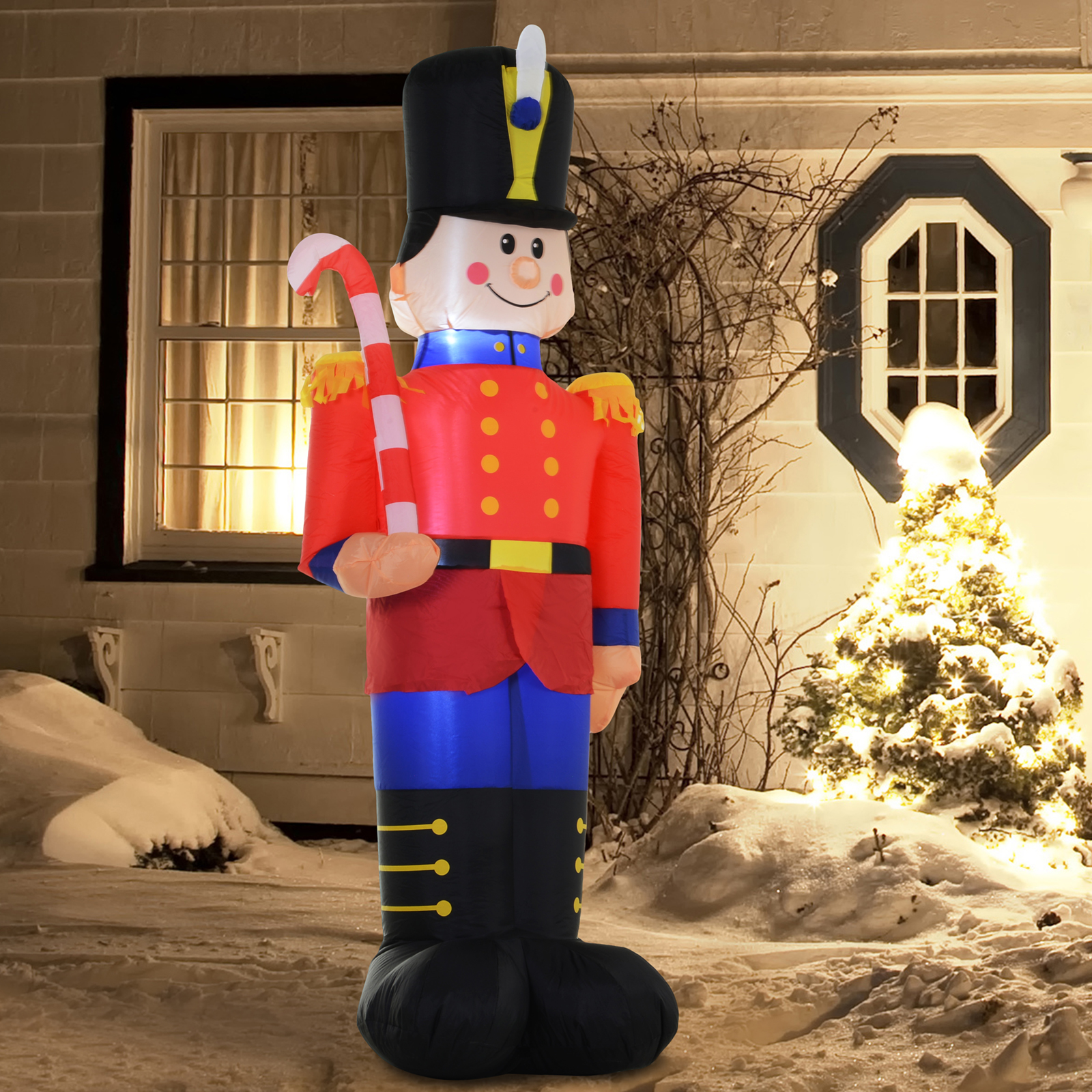 6 Toy Soldier Nutcracker Christmas Lawn Inflatable Outdoor