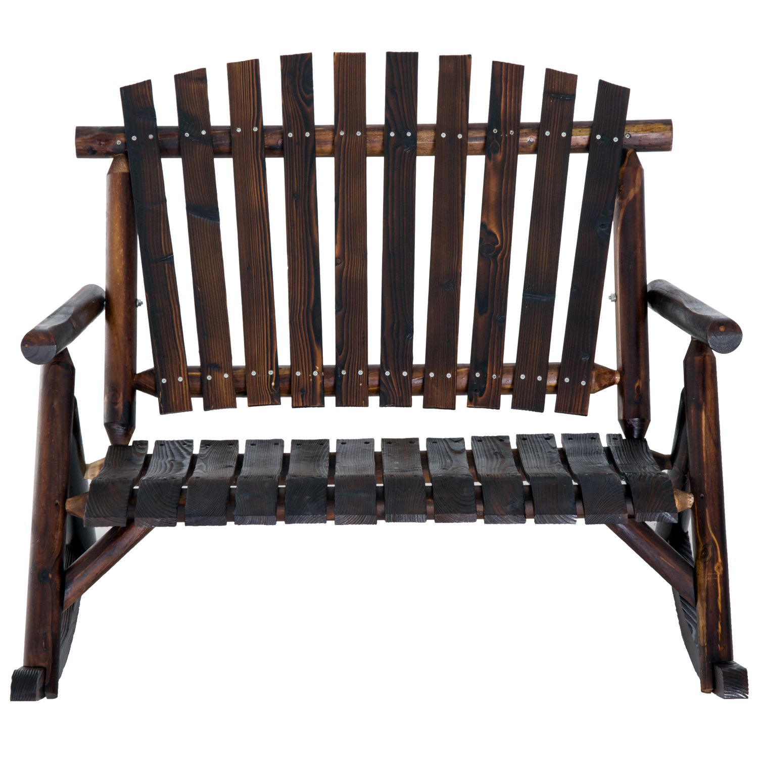 Rustic Outdoor Patio Adirondack Rocking Chair Patio Furniture Porch