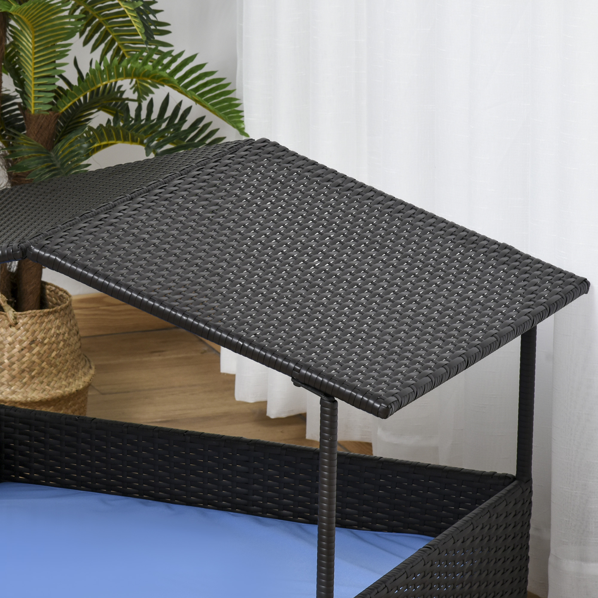 Wicker Pet House Dog Bed for Indoor/Outdoor Rattan Furniture with Cushion eBay