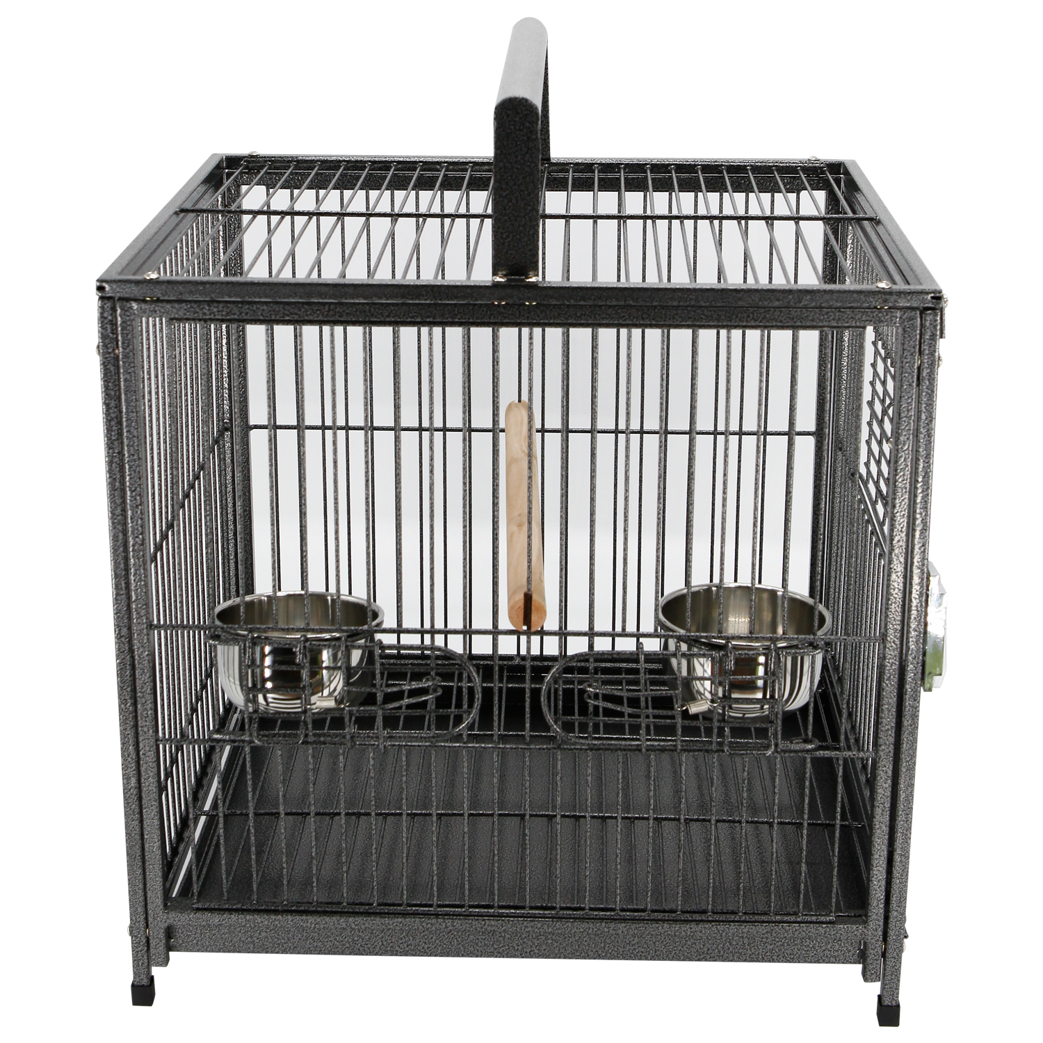 18"x 14" x 22" Portable Heavy Duty Bird Cage Parrot Carrier Metal w