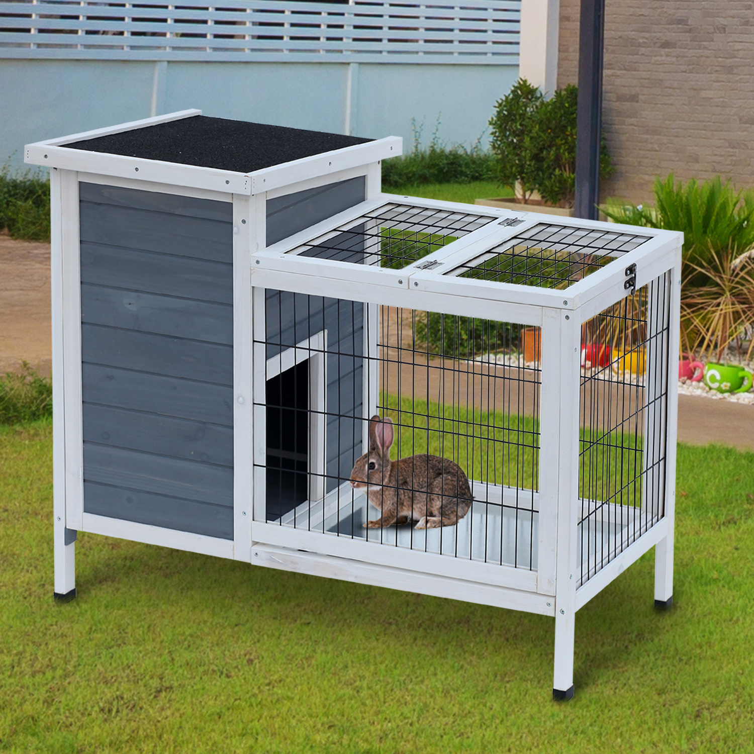 innovation pet raised rabbit hutch