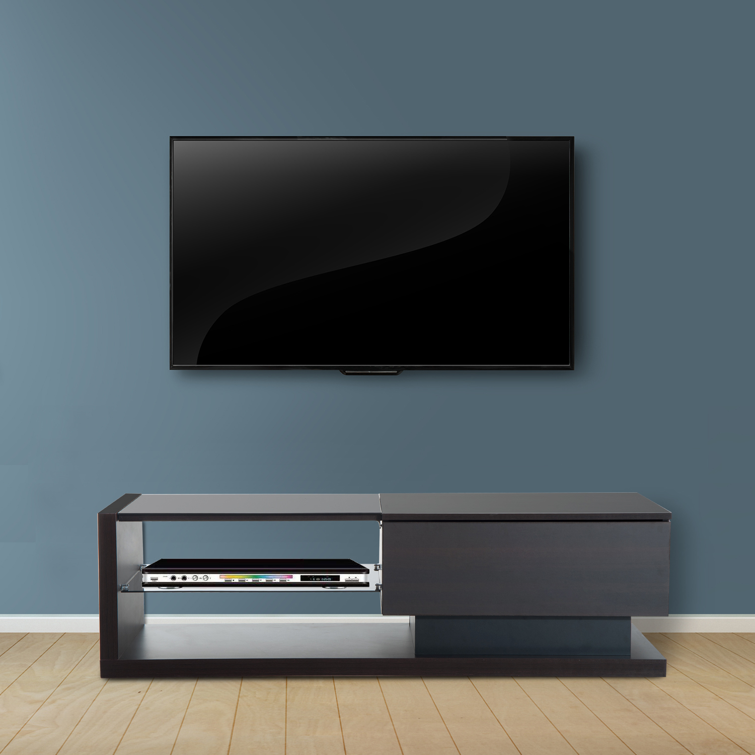 Details About Wood Wall Mount Floating Media Center Tv Stand Shelf Media Console Dvd Storage Details About Wood Wall Mount Floating Media Center Tv Stand Shelf Media Console Dvd Storage