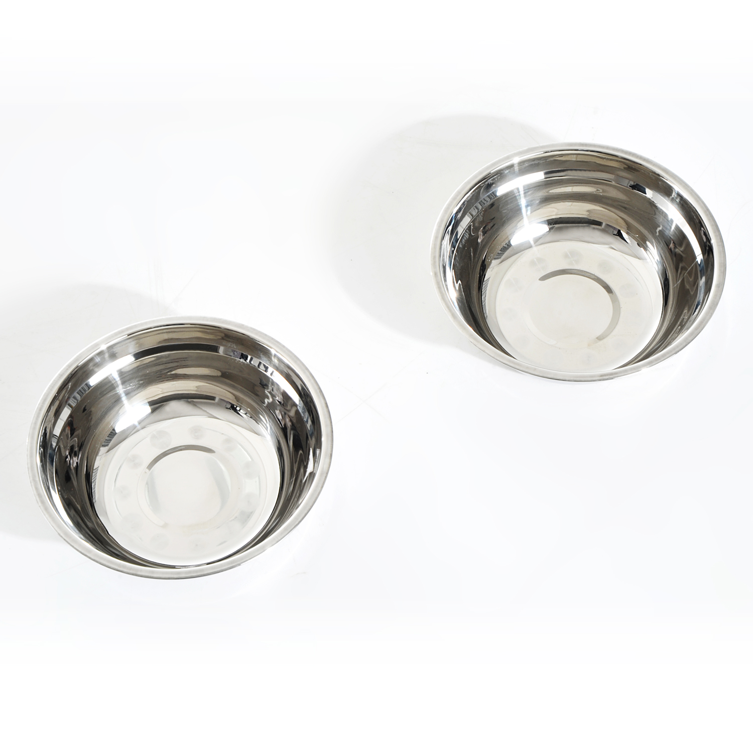 Elevated Raised Stainless Steel Double Bowl Food Water Dog Feeder Pet Dish Diner eBay