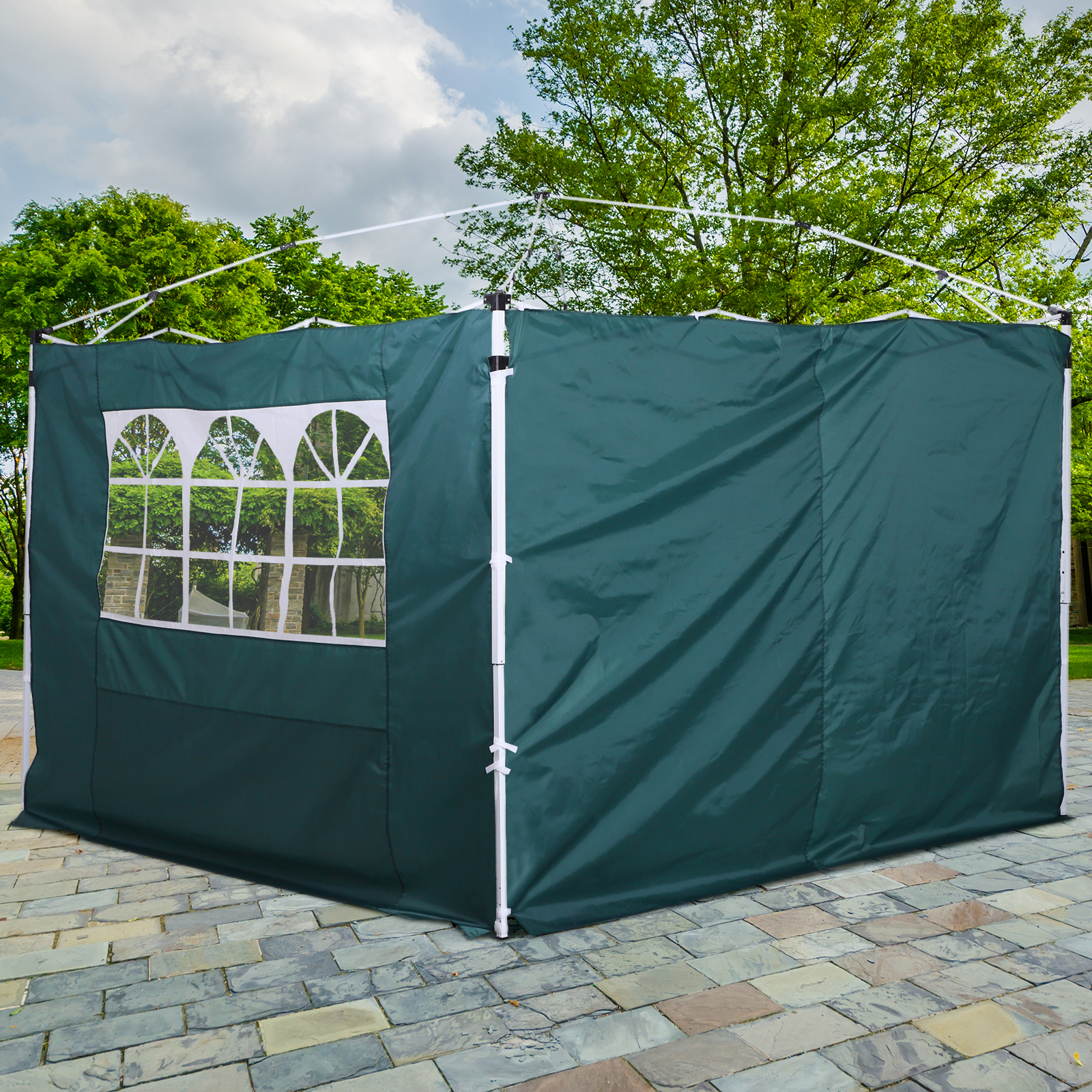 Outsunny Gazebo Replacement Exchangeable Side Wall Panels w/ Window
