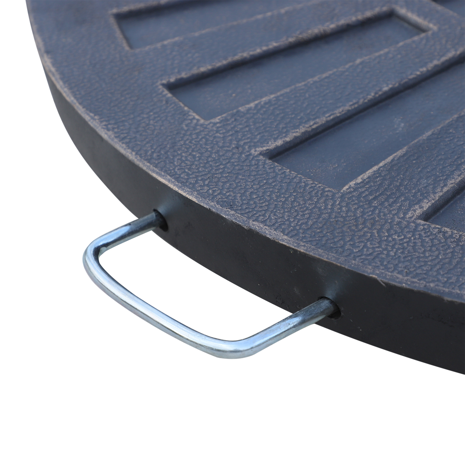 Outsunny 2pc Garden Flabelliform Parasol Base Umbrella Stand Holder