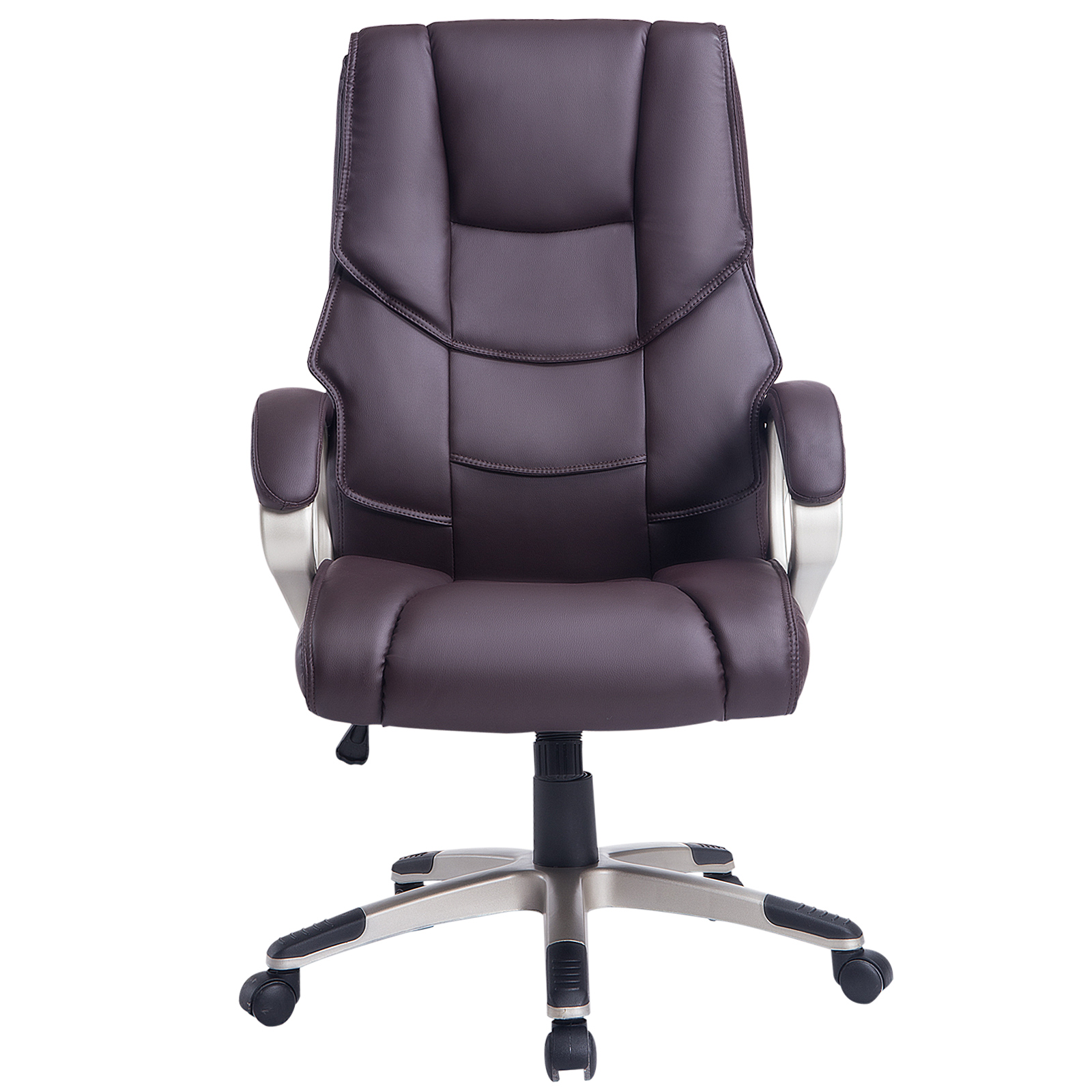 Computer Office Desk Chair Luxury PU Leather Swivel Ergonomic