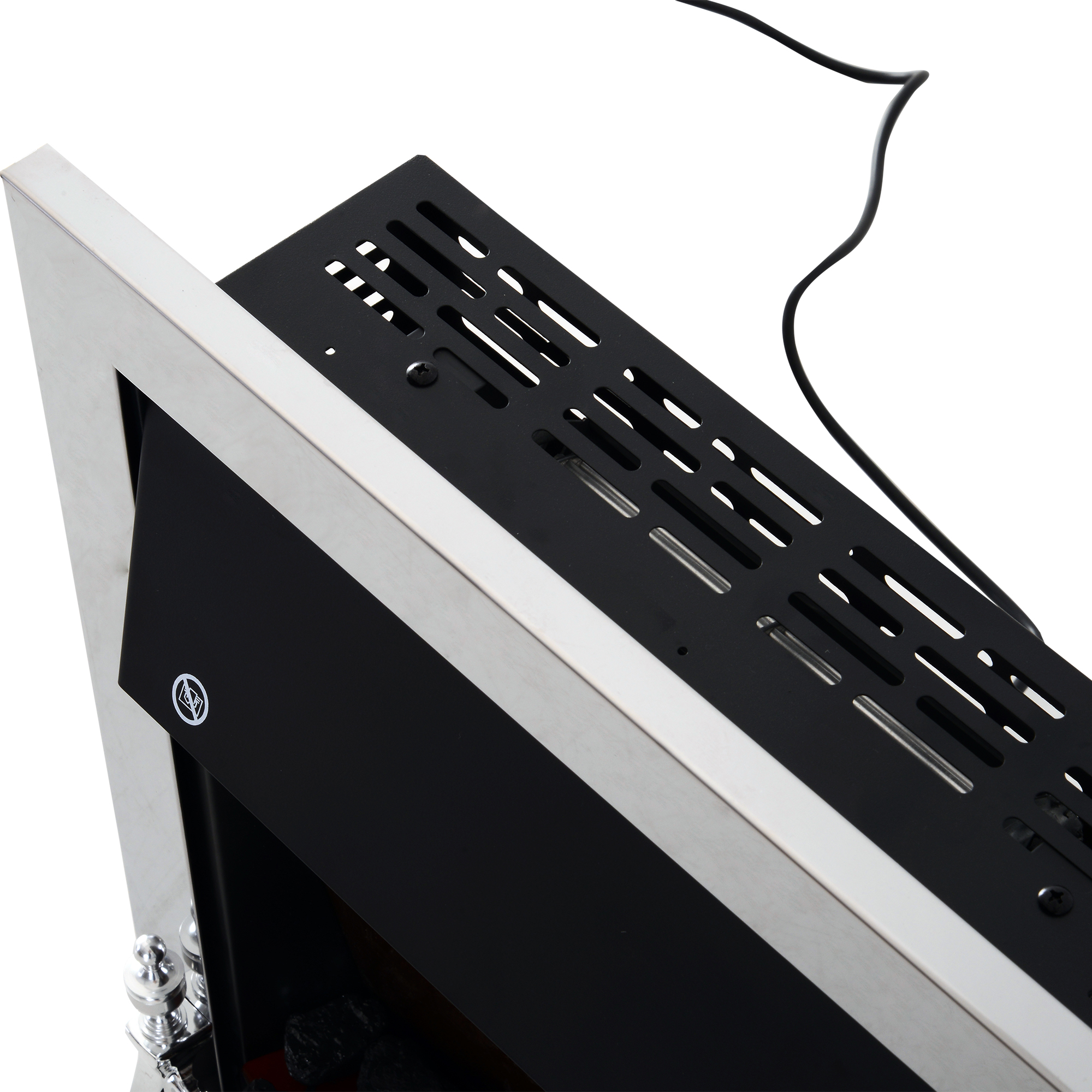 Modern Electric Fireplace 1 & 2KW LED Fire Place Effect Heater Fire ...