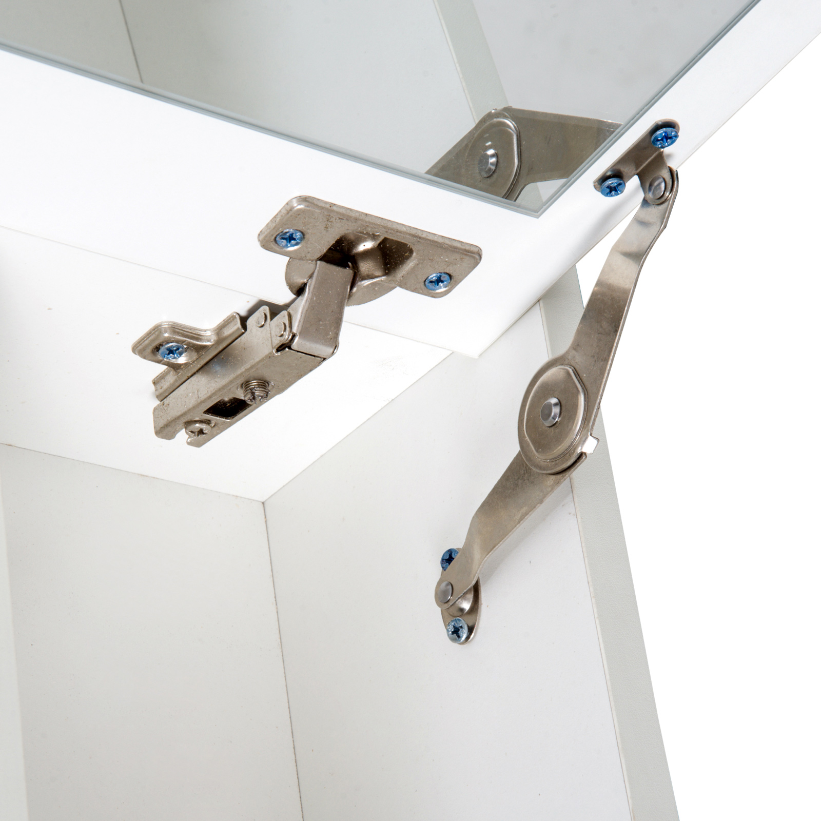 Dressing Table Set Flipup Mirror Dresser Padded Stool Multipurpose