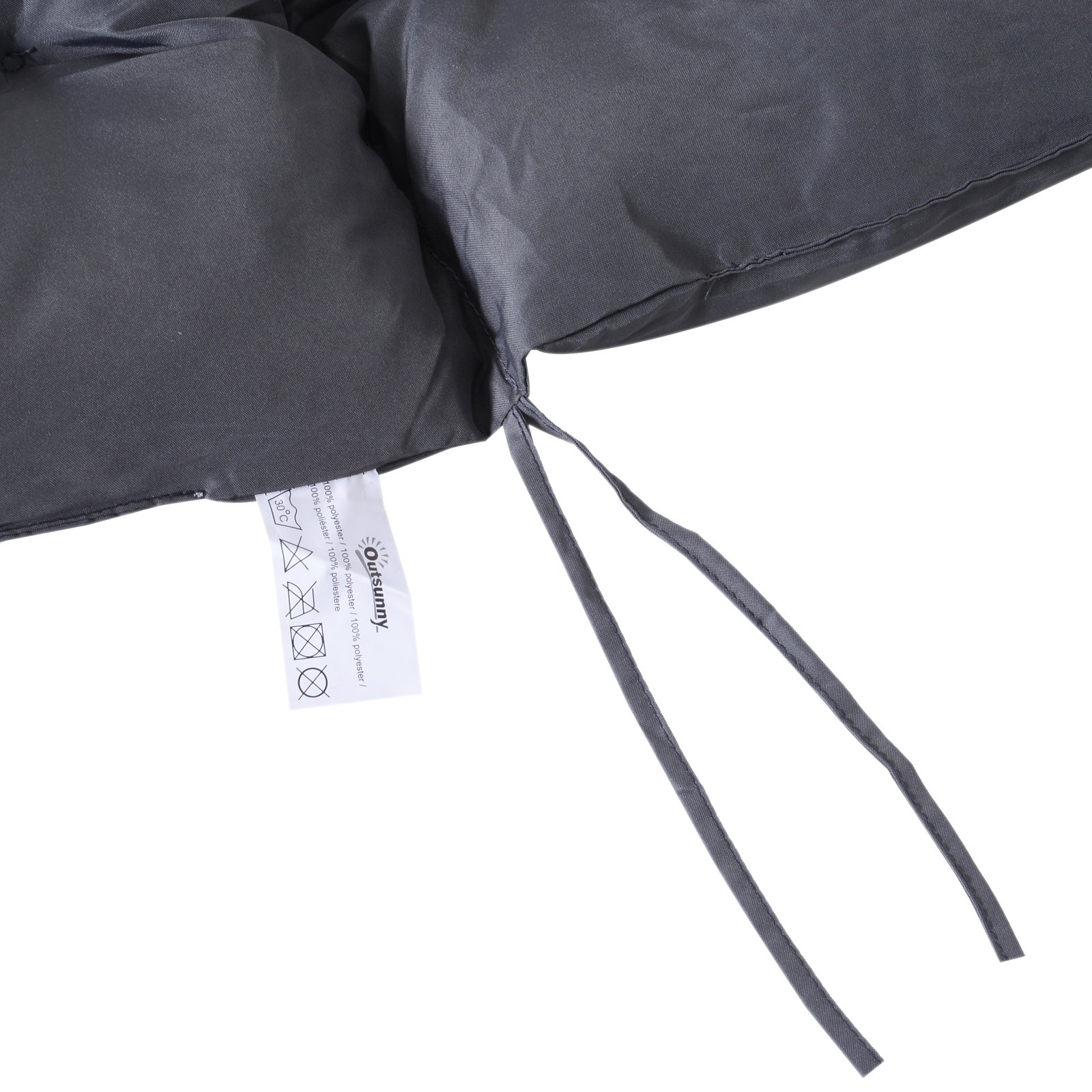 Outsunny 3 Seater Replacement Swing Chair Cushions Patio Garden Bench