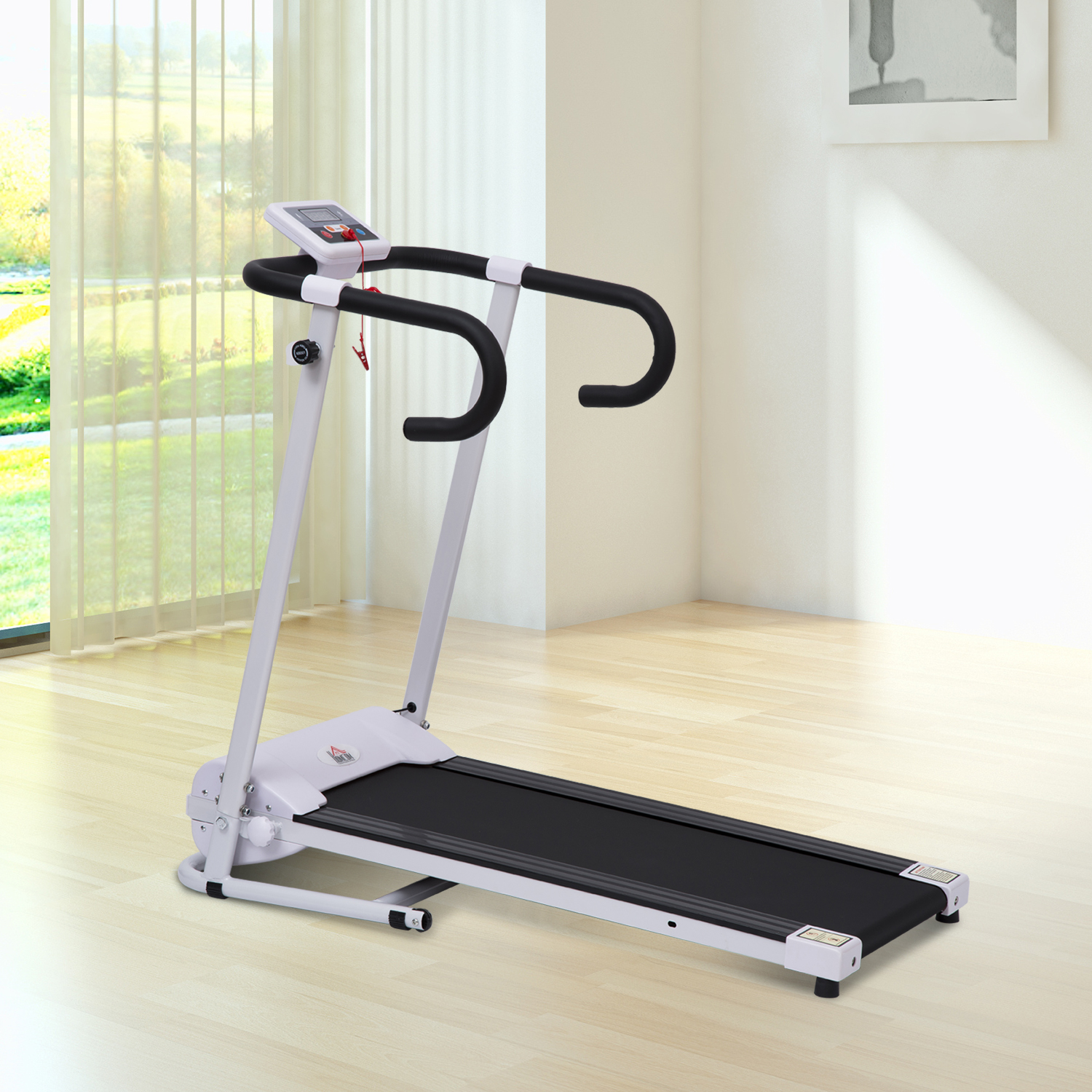 homcom folding treadmill