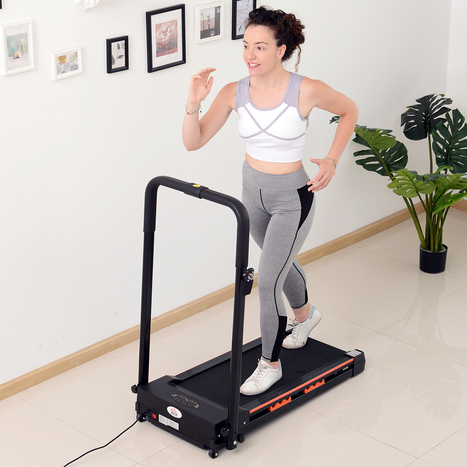 homcom folding treadmill