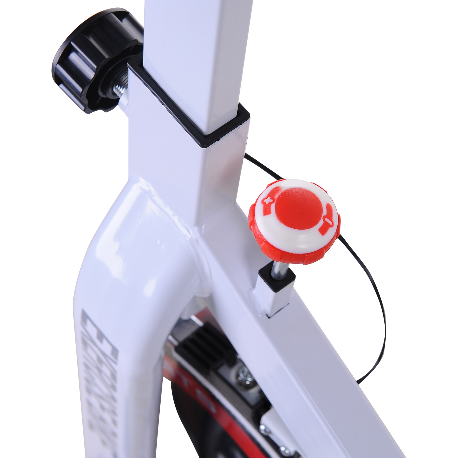 HOMCOM Exercise Bike Adjustable Trainer Resistance Steel ...