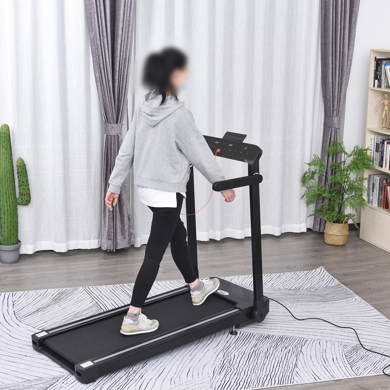 homcom folding treadmill