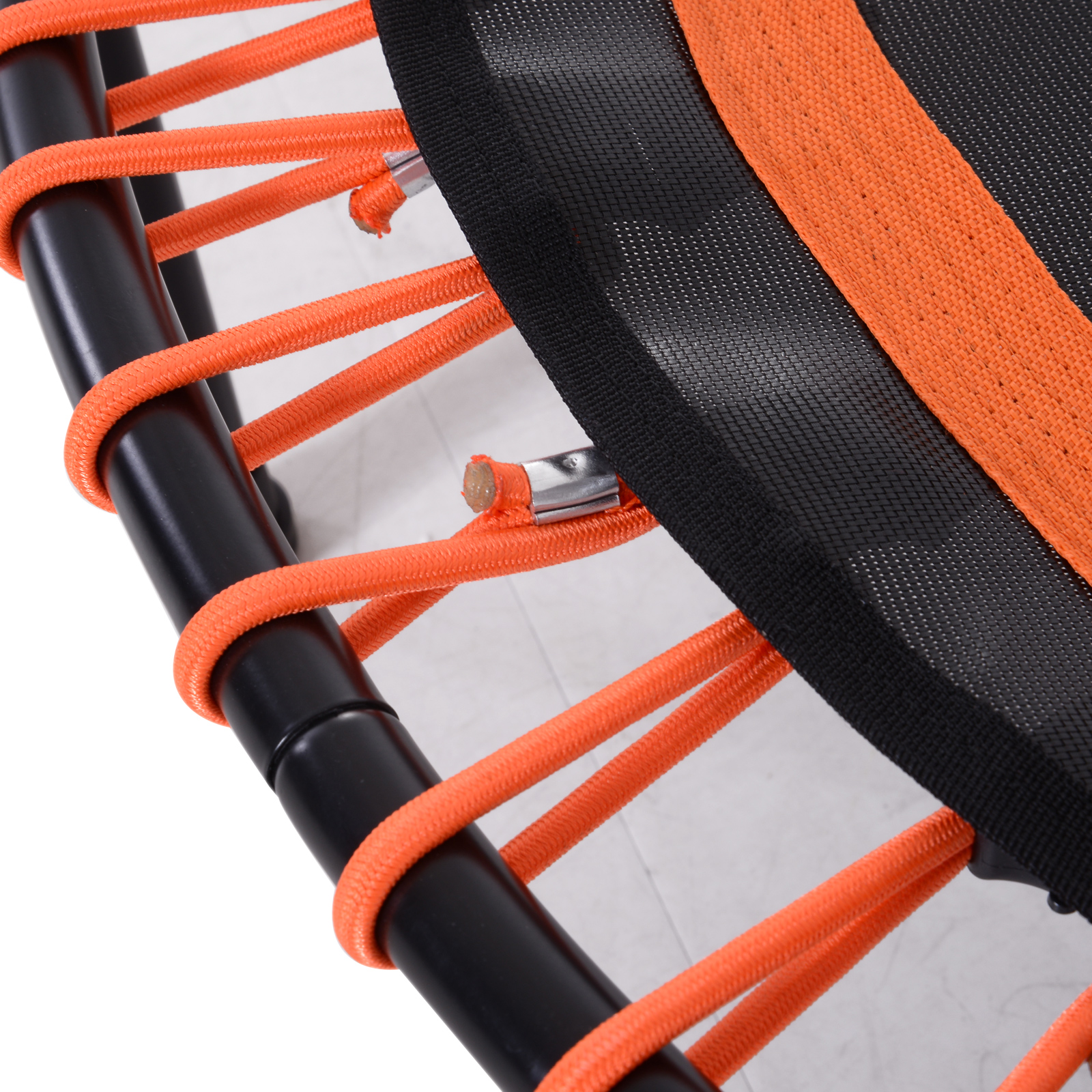 40" Mini Round Trampoline Aerobic Exercise Bungee Rebounder