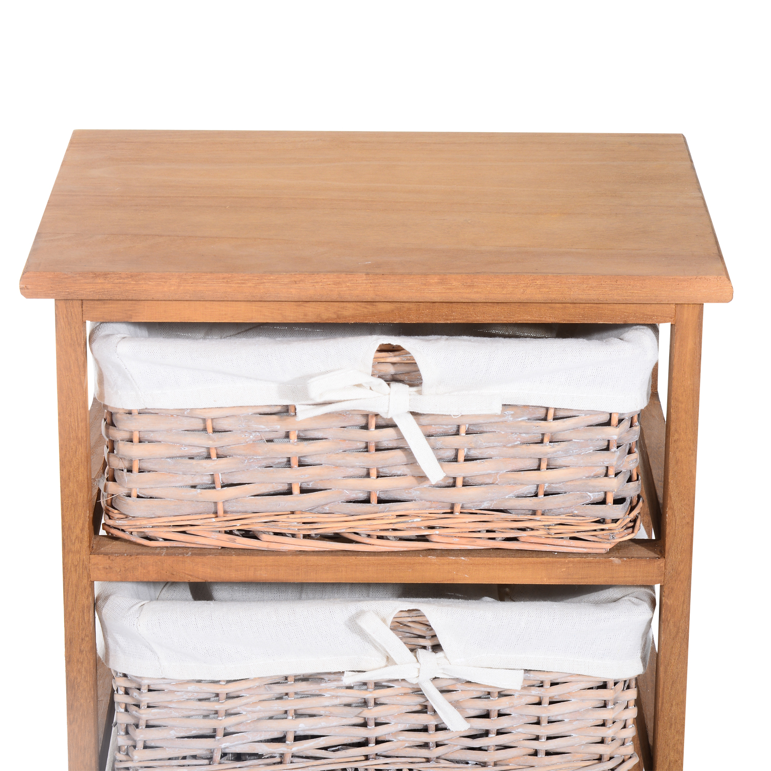 5 drawer wicker storage unit