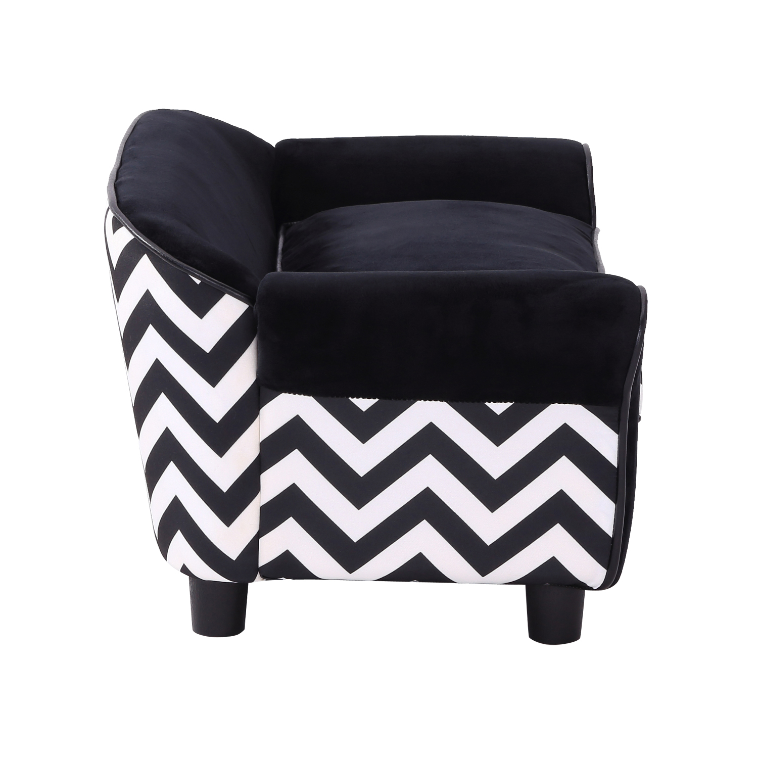 Pet Sofa Dog Cat Couch Wooden Luxury Leather Foam Cushion 4 Styles 2