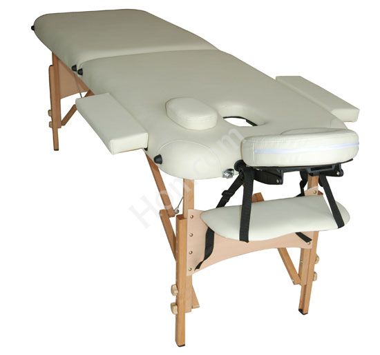 Light Weight Portable Massage Table Beauty Therapy Couch Bed 2 Section
