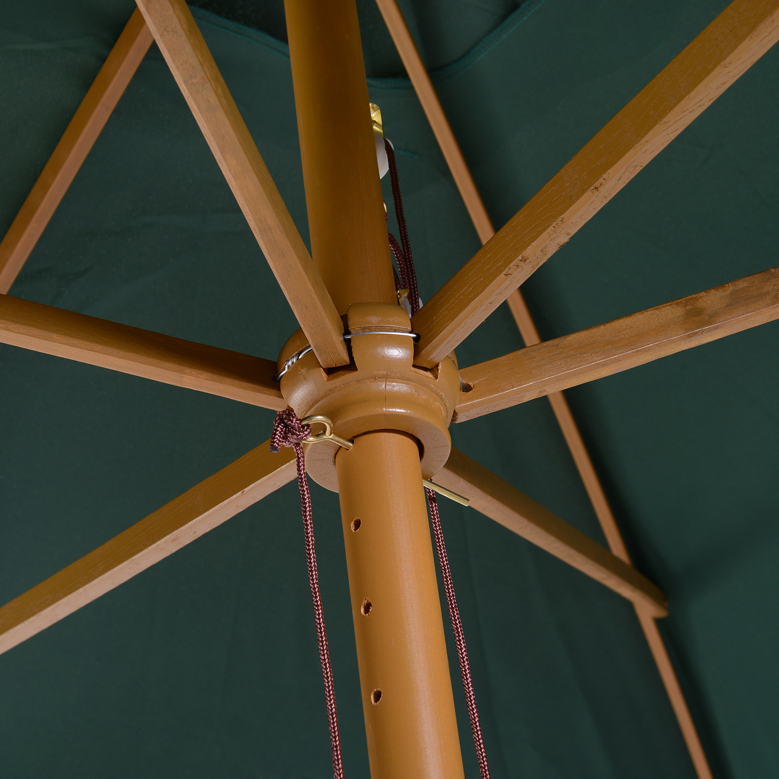 Sombrilla Parasol 2x3m y Altura 2,45m Jardin Terraza Poliester 180g/m2