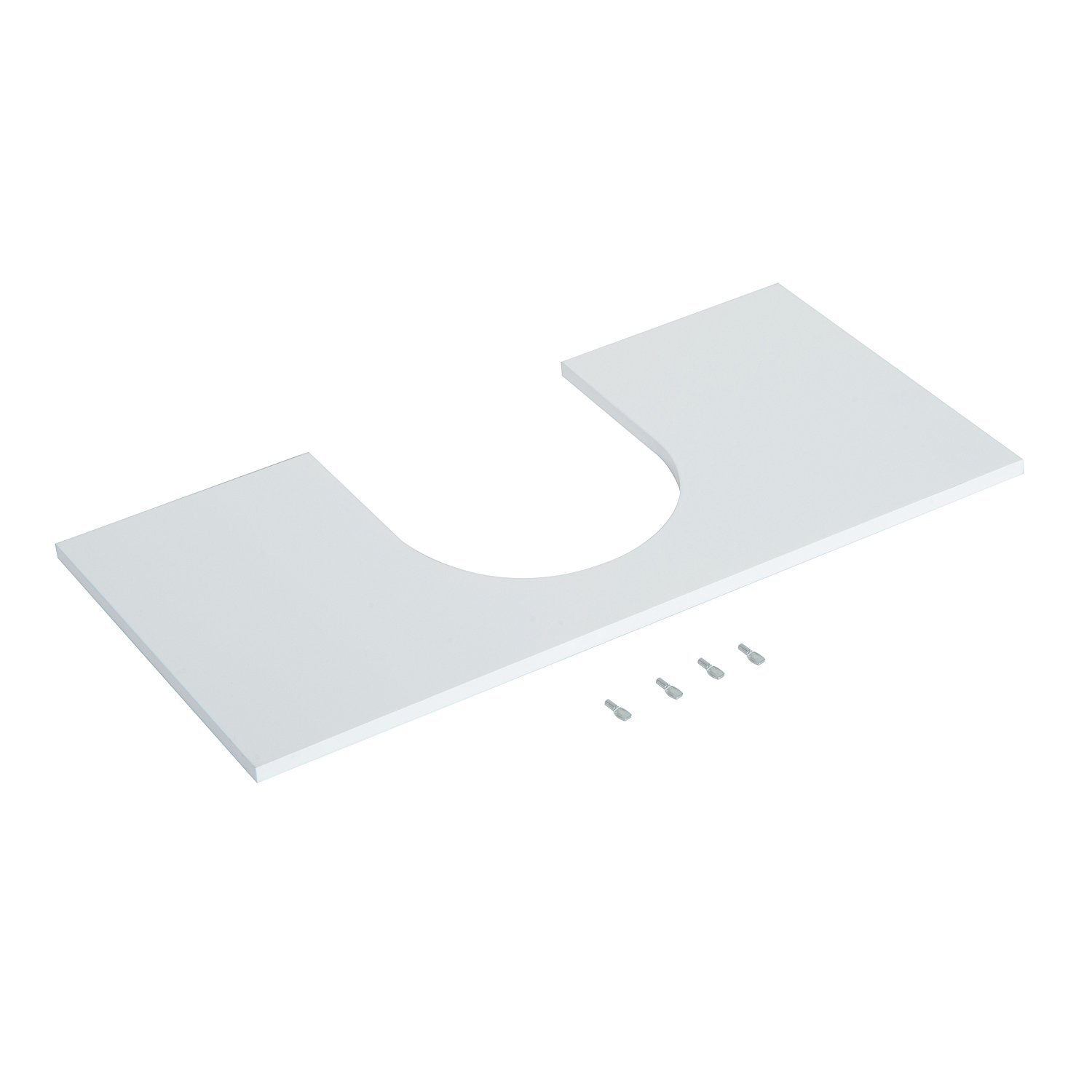 Mueble Bajo Lavabo de Baño Armario de Almacenamiento 60x30x56cm Blanco