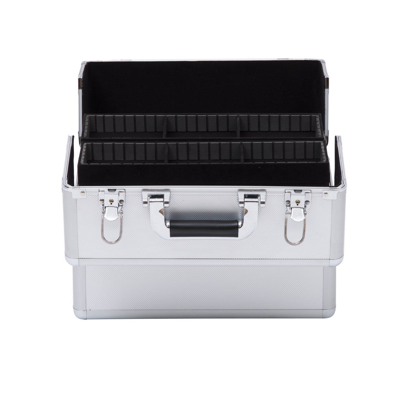 Maletín Maquillaje 36'5x24x29cm 3 Niveles Maleta 2 Cerraduras 2 Llaves  Cosmetica | eBay