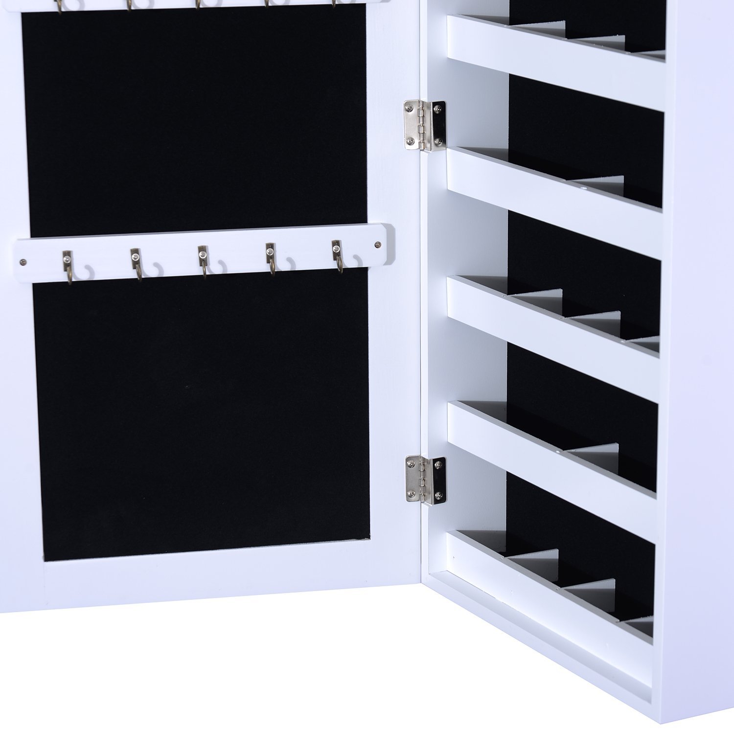 Espejo Joyero 112cm Armario para Joyas para colgar en Pared Color