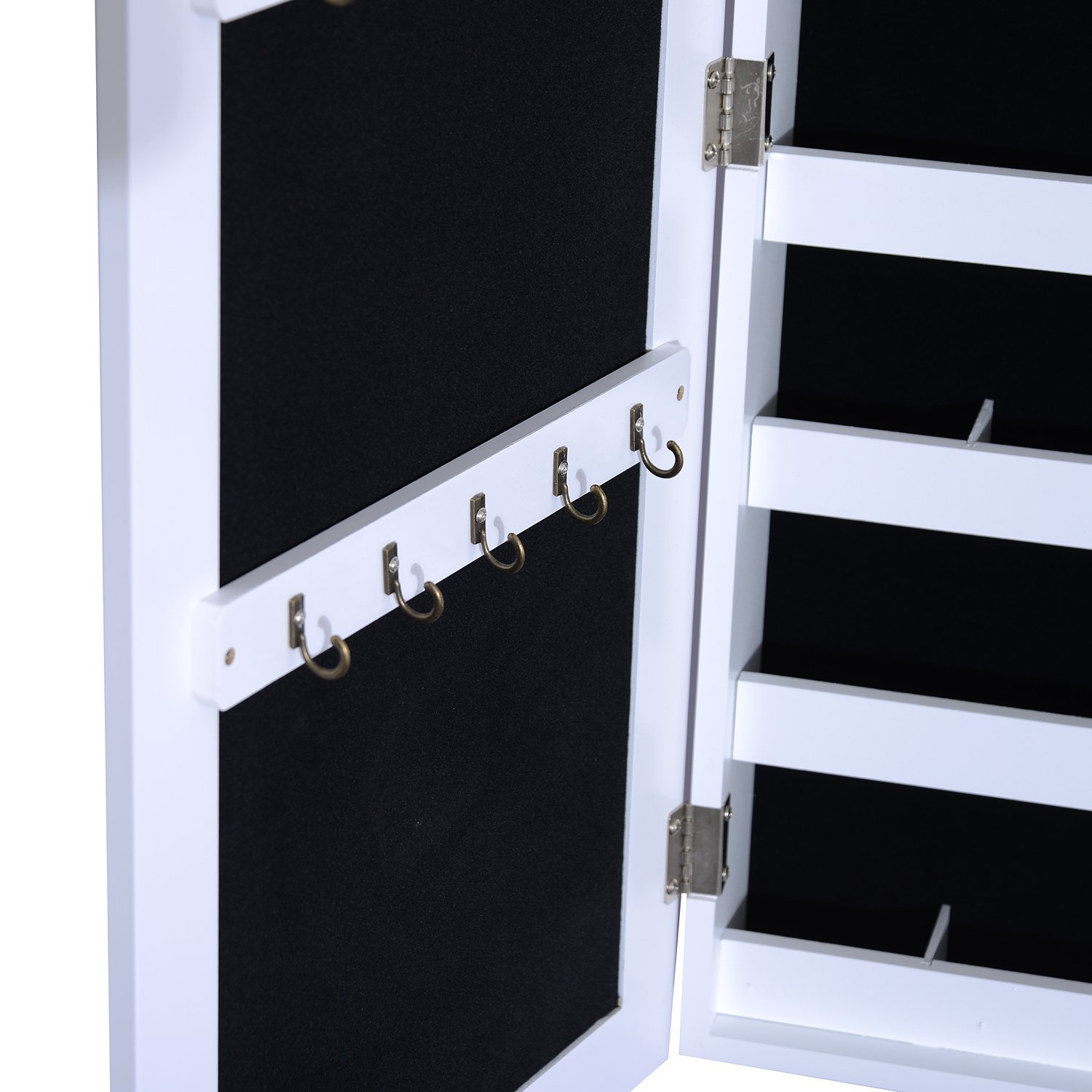 Espejo Joyero 112cm Armario para Joyas para colgar en Pared Color