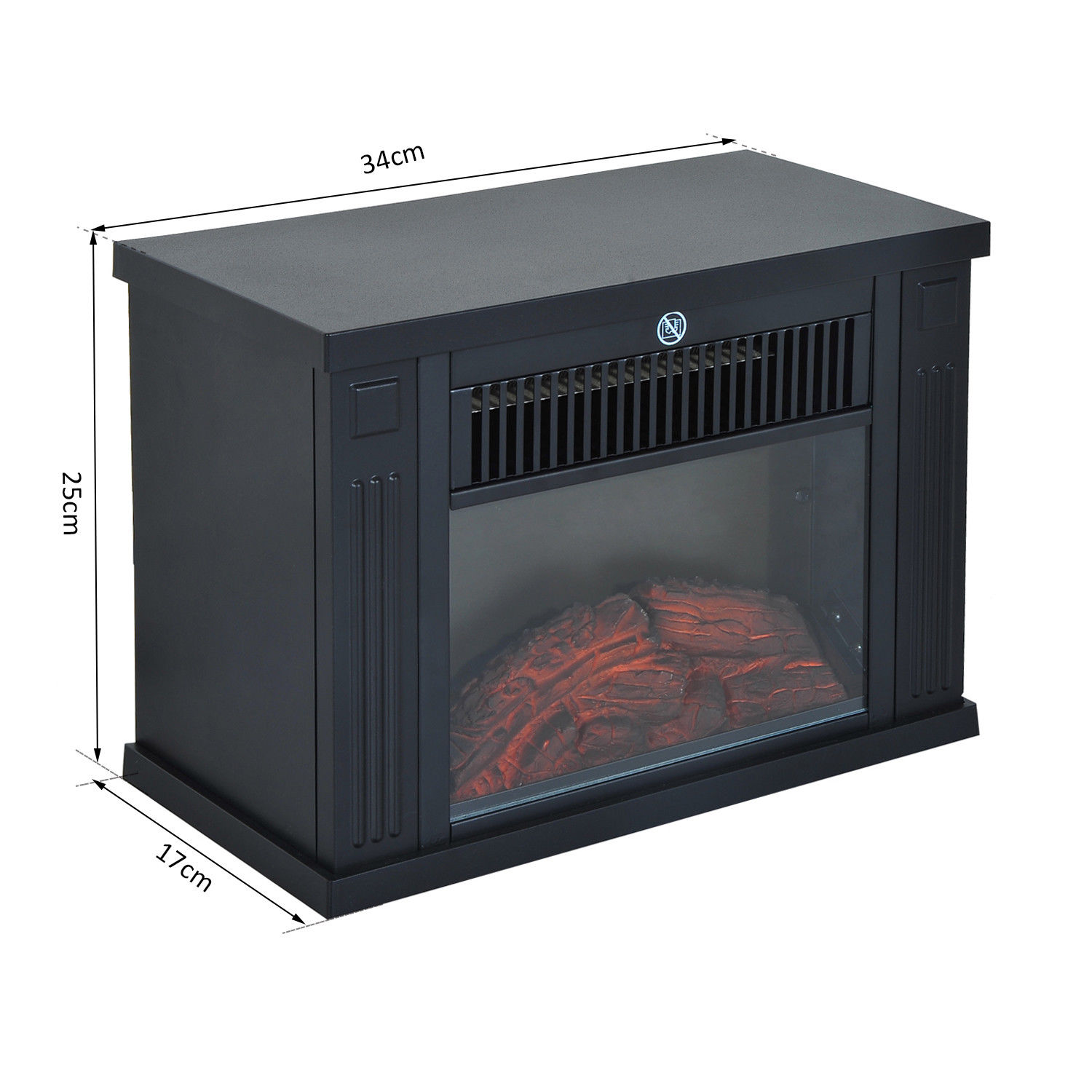 Chimenea Electrica de Pared Vertical Estufas Electricas Llama LED 6