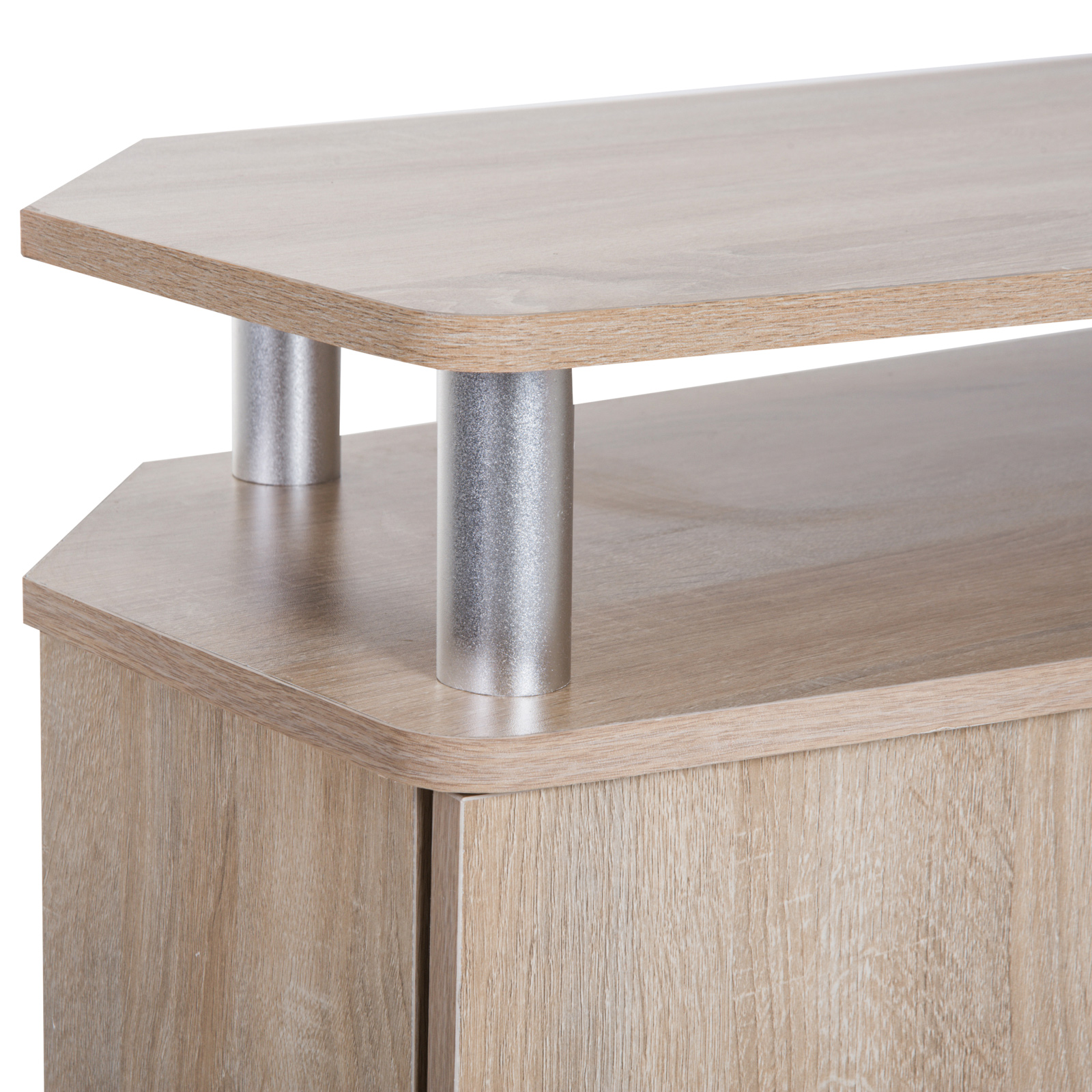 Mesa Soporte de TV Mueble de Comedor Salón Moderno Armario 2 Puertas 2