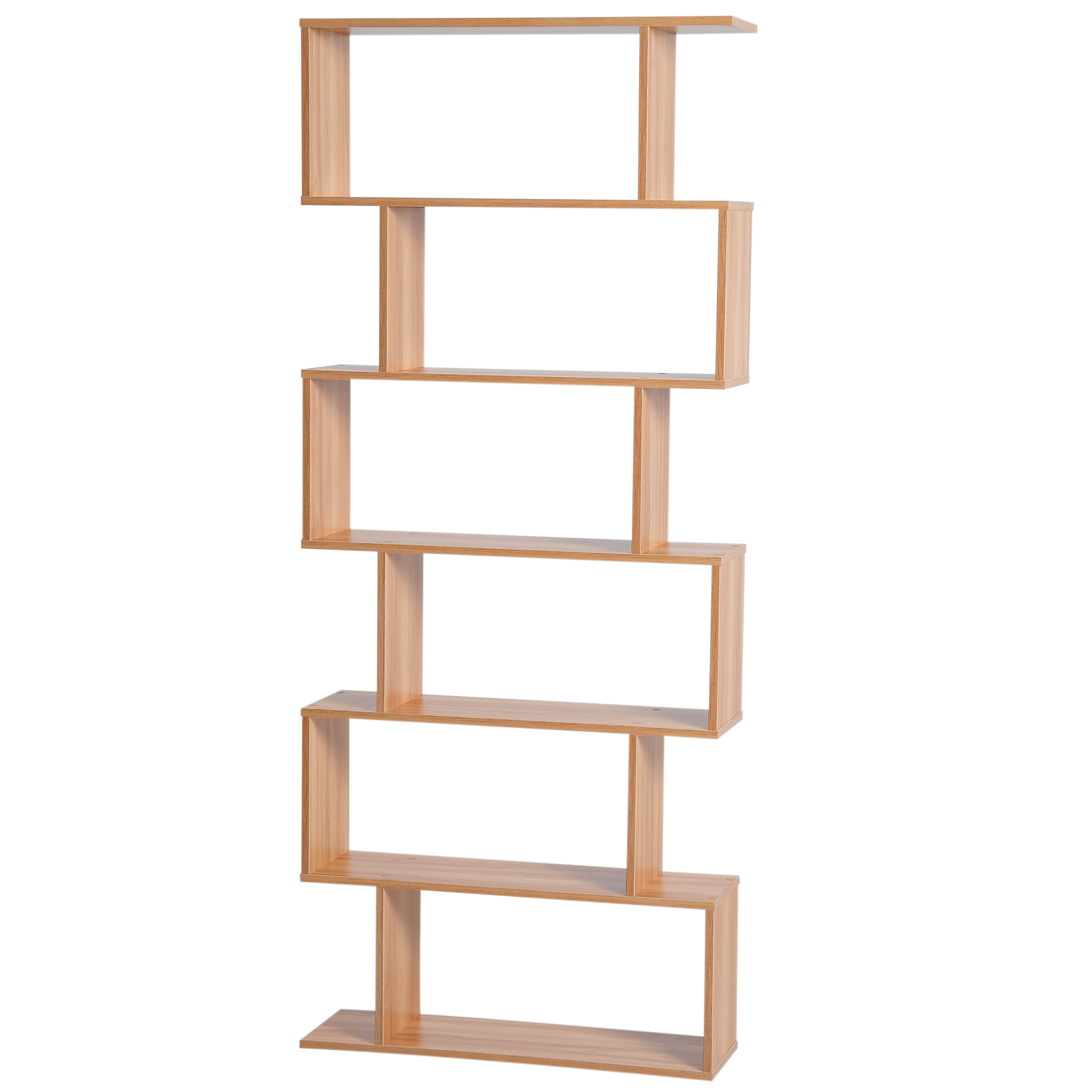 Estantería Librería 6 Estantes Comedor Salón Diseño Moderno Pared