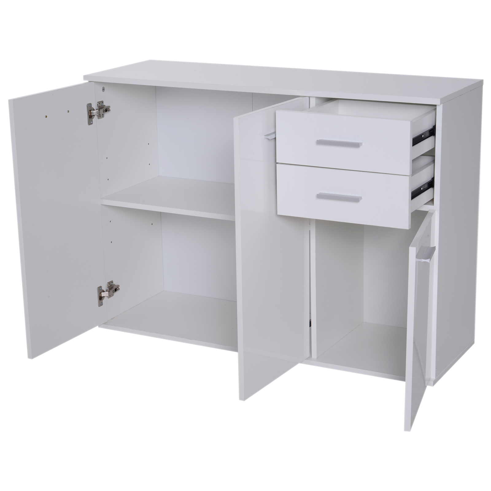 Armario Gabinete Consola Aparador Buffet Mueble Organizador 3 Puertas 2