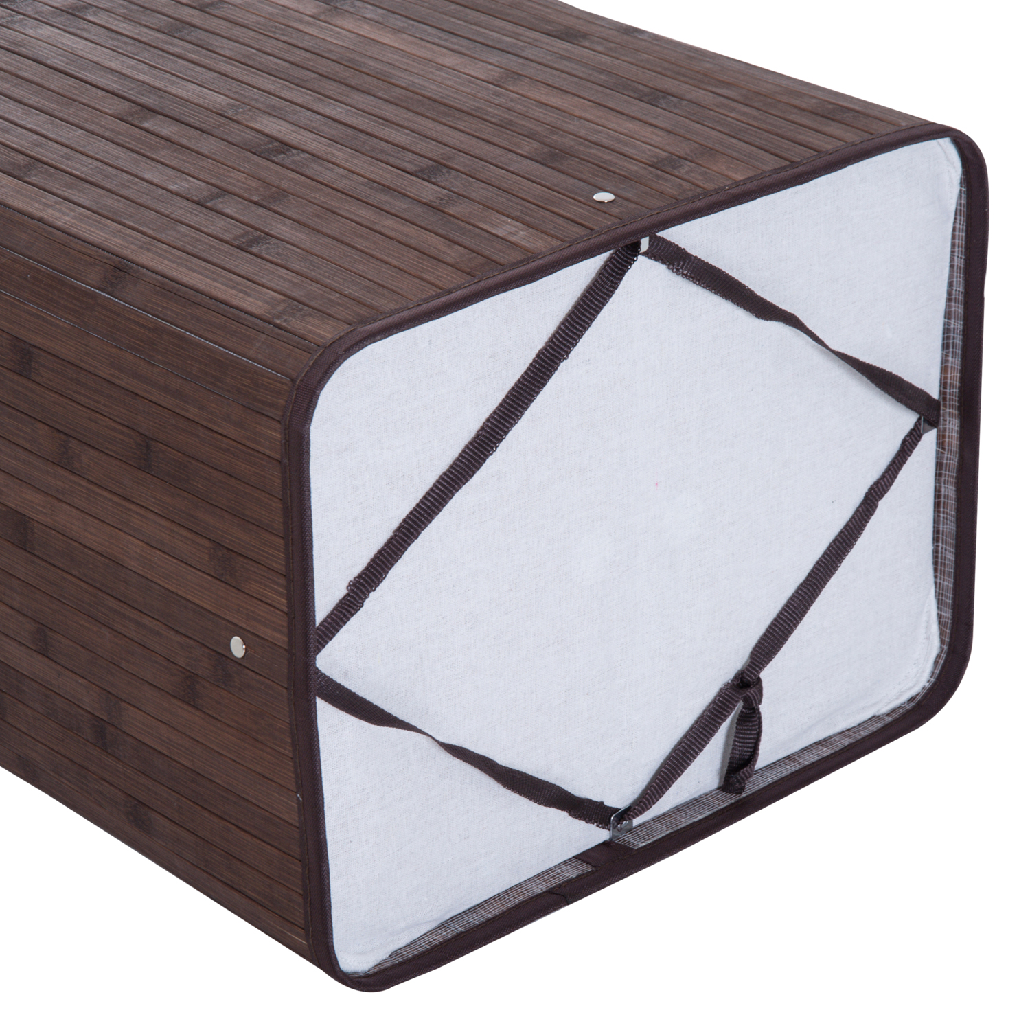 Cesto para Ropa Sucia Plegable con Tapa Cubo para Colada Rectangular