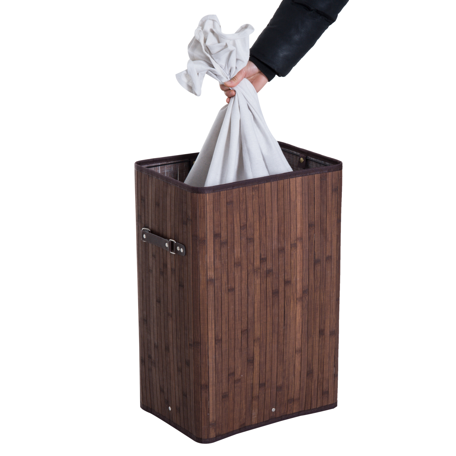 Cesto para Ropa Sucia Plegable con Tapa Cubo para Colada Rectangular